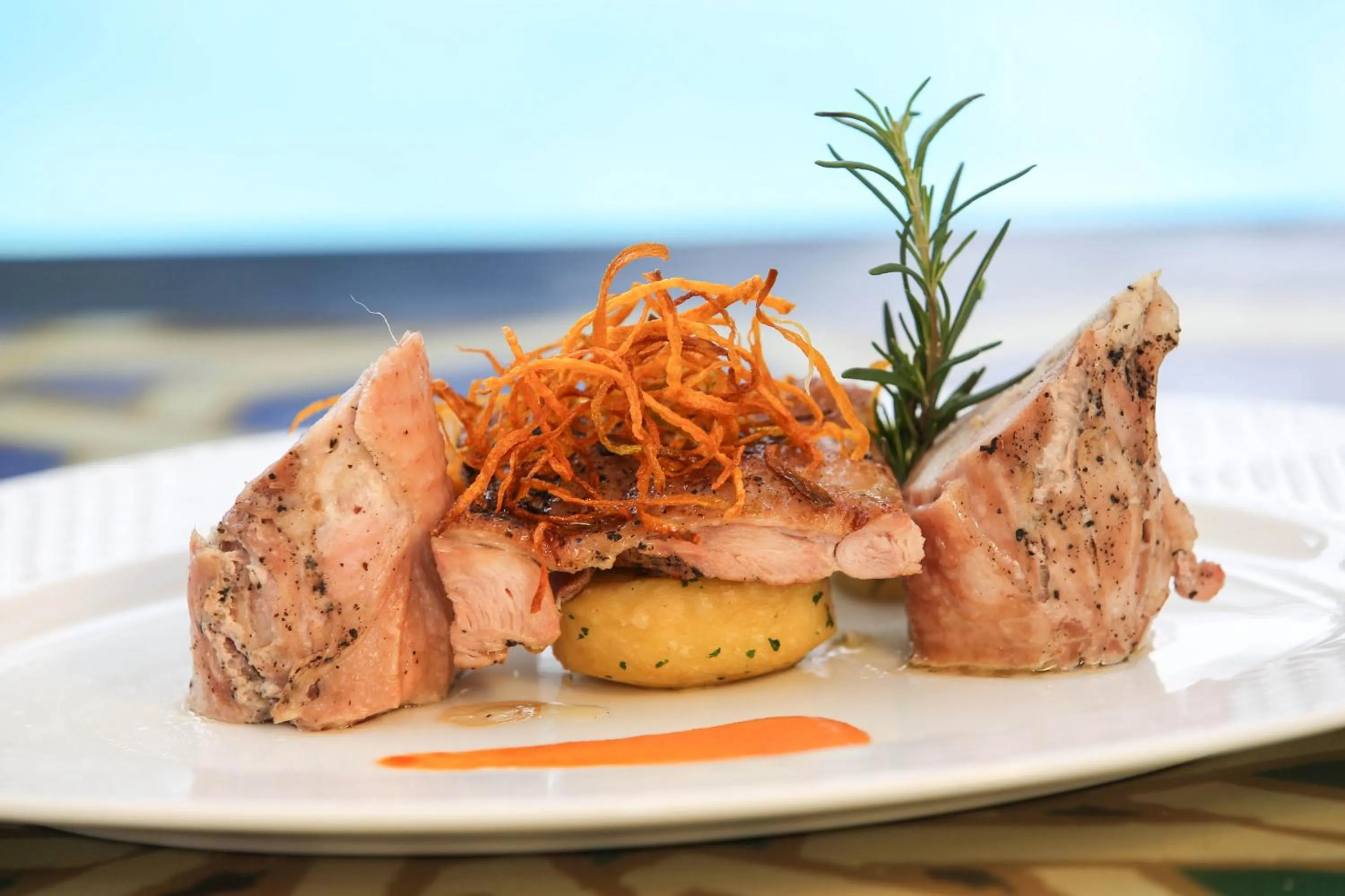 Food close-up in Kigali Serena Hotel