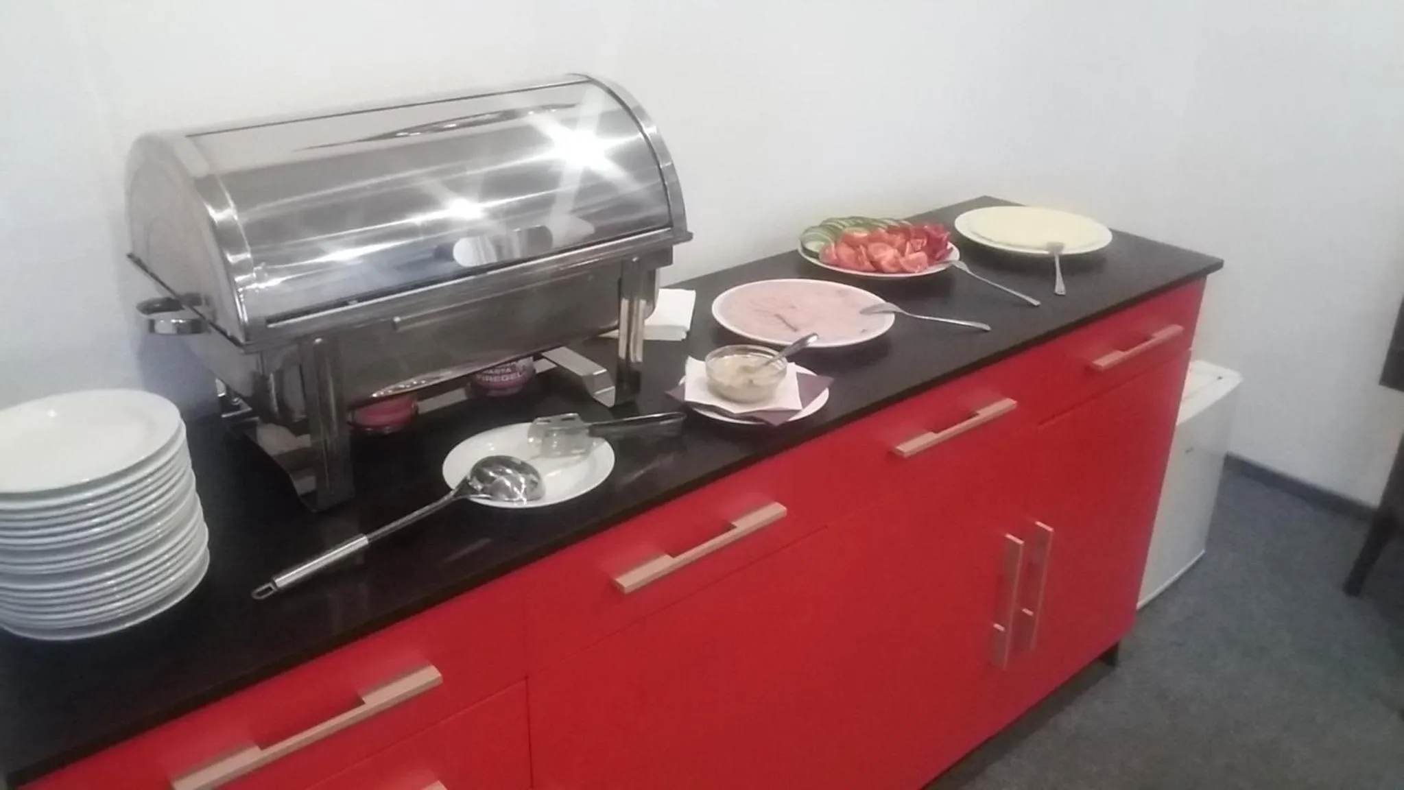 Continental breakfast in Motel Pávov