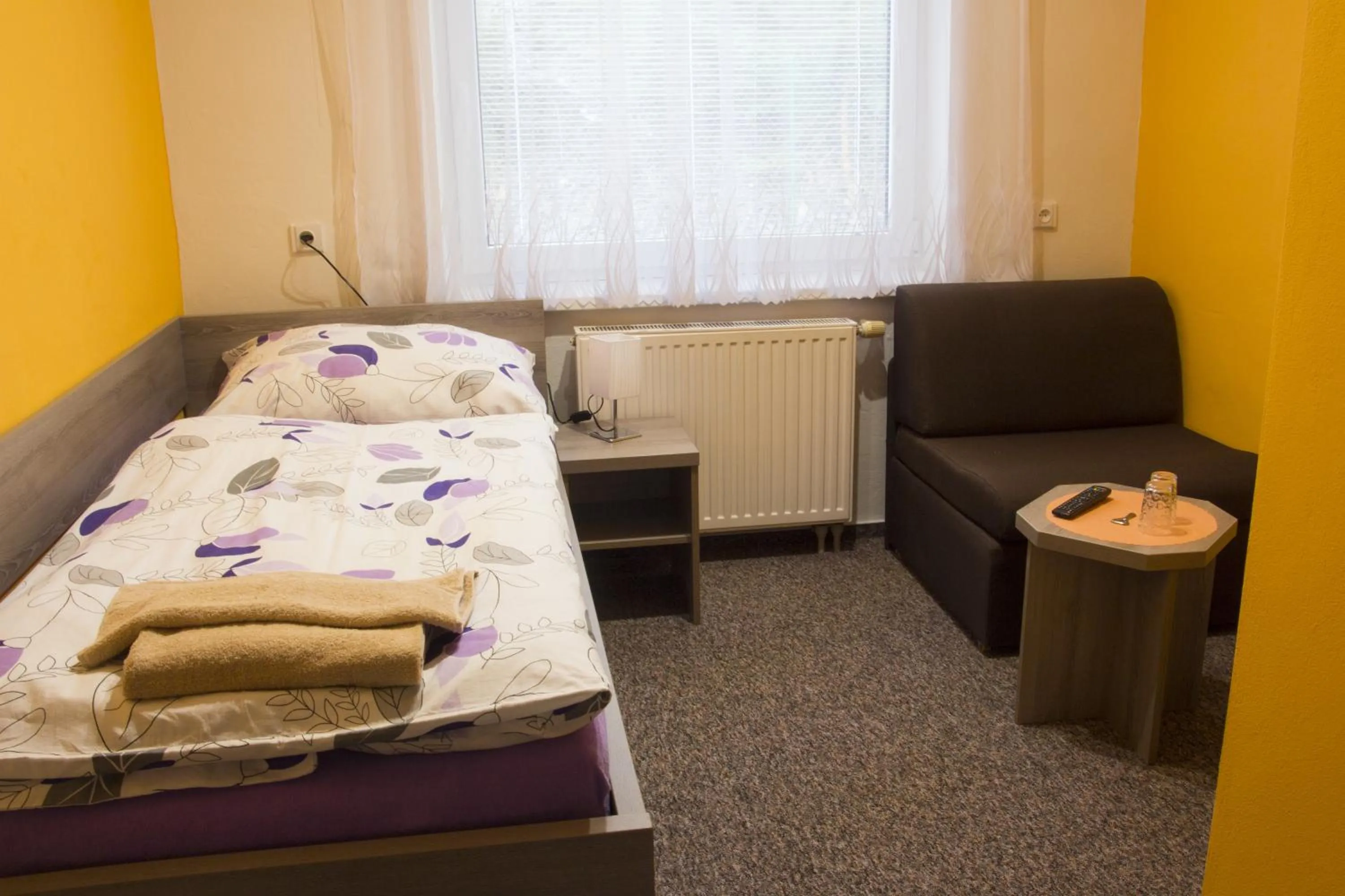 Decorative detail, Bed in Motel Pávov