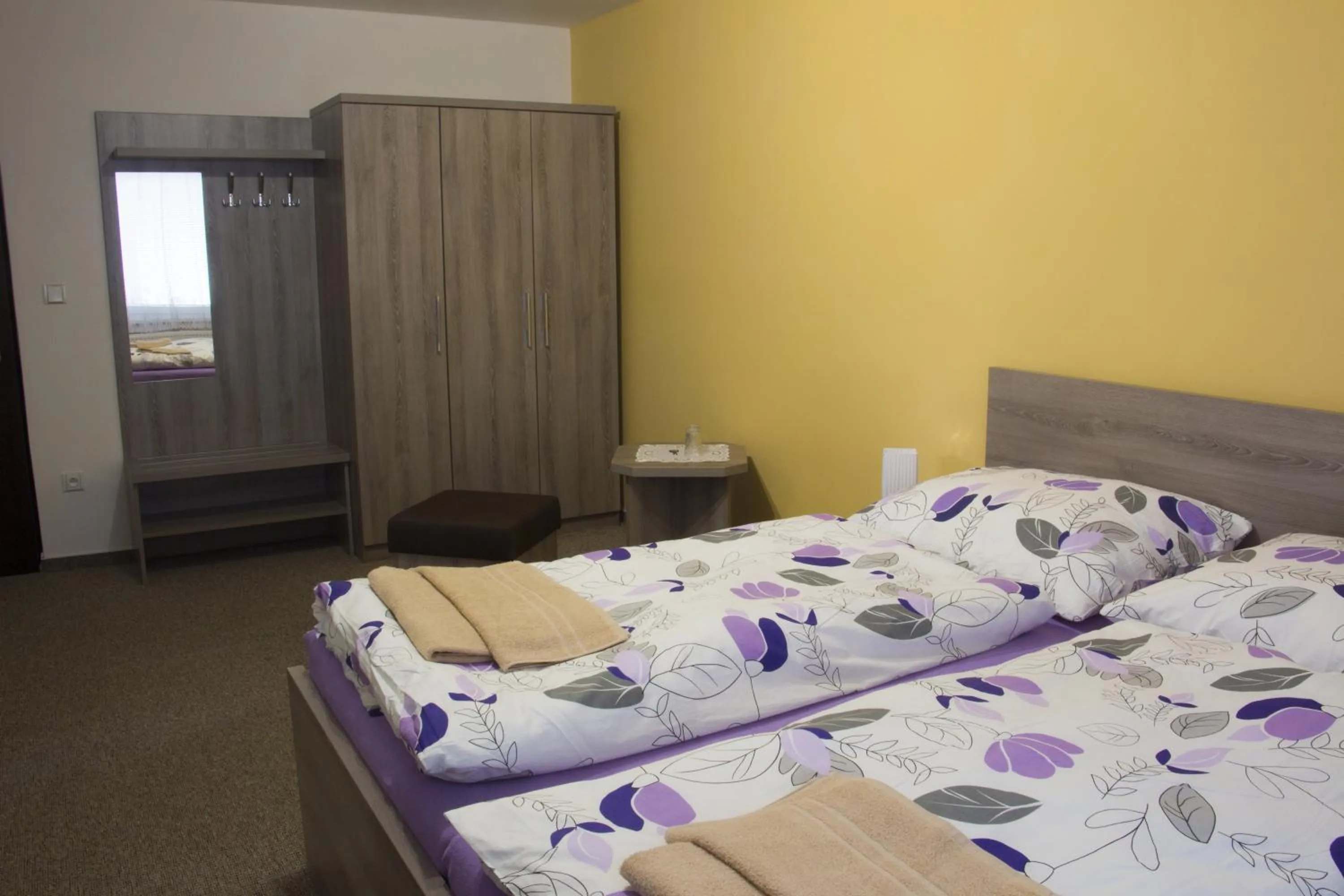 Decorative detail, Bed in Motel Pávov