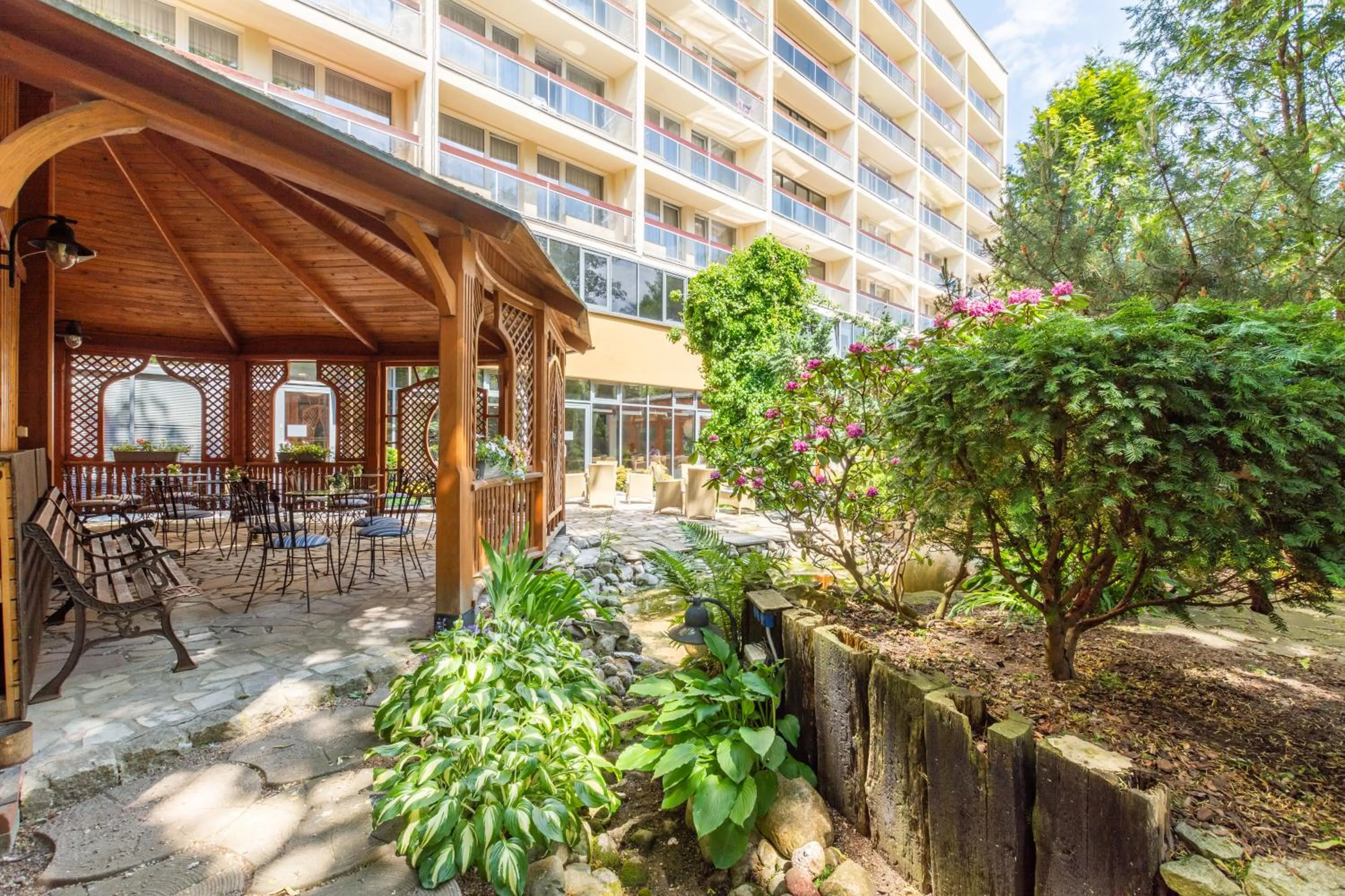 Garden in Centrum Zdrowia i Wypoczynku Ikar