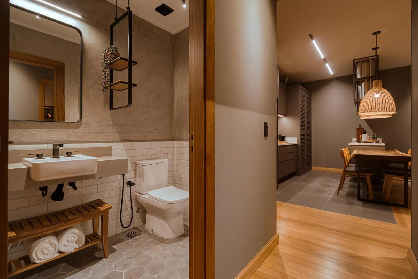 Toilet in Mater Hotel