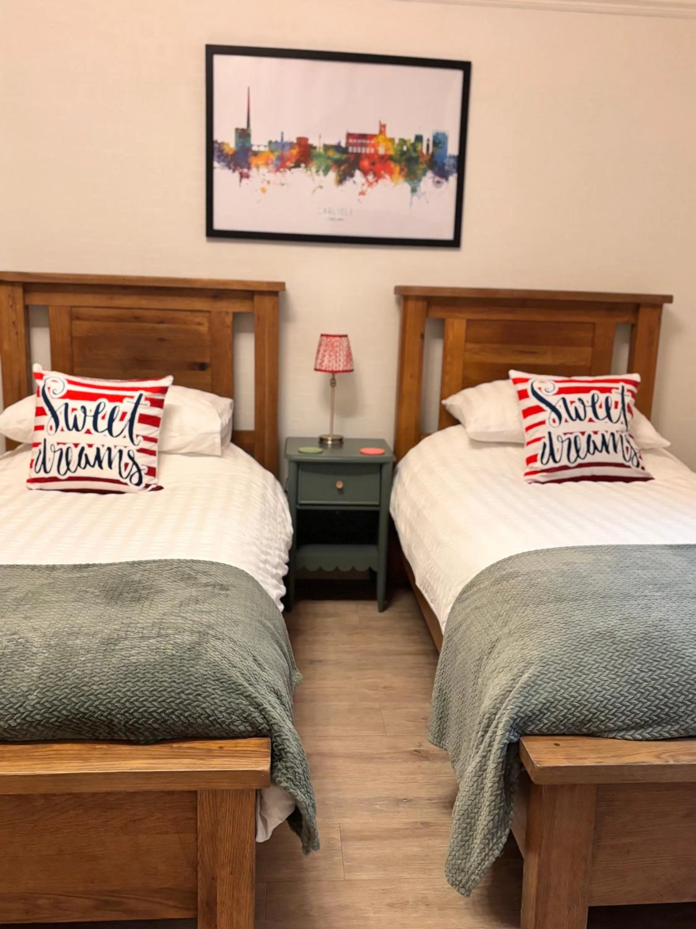 Bed in Cartref Guest House