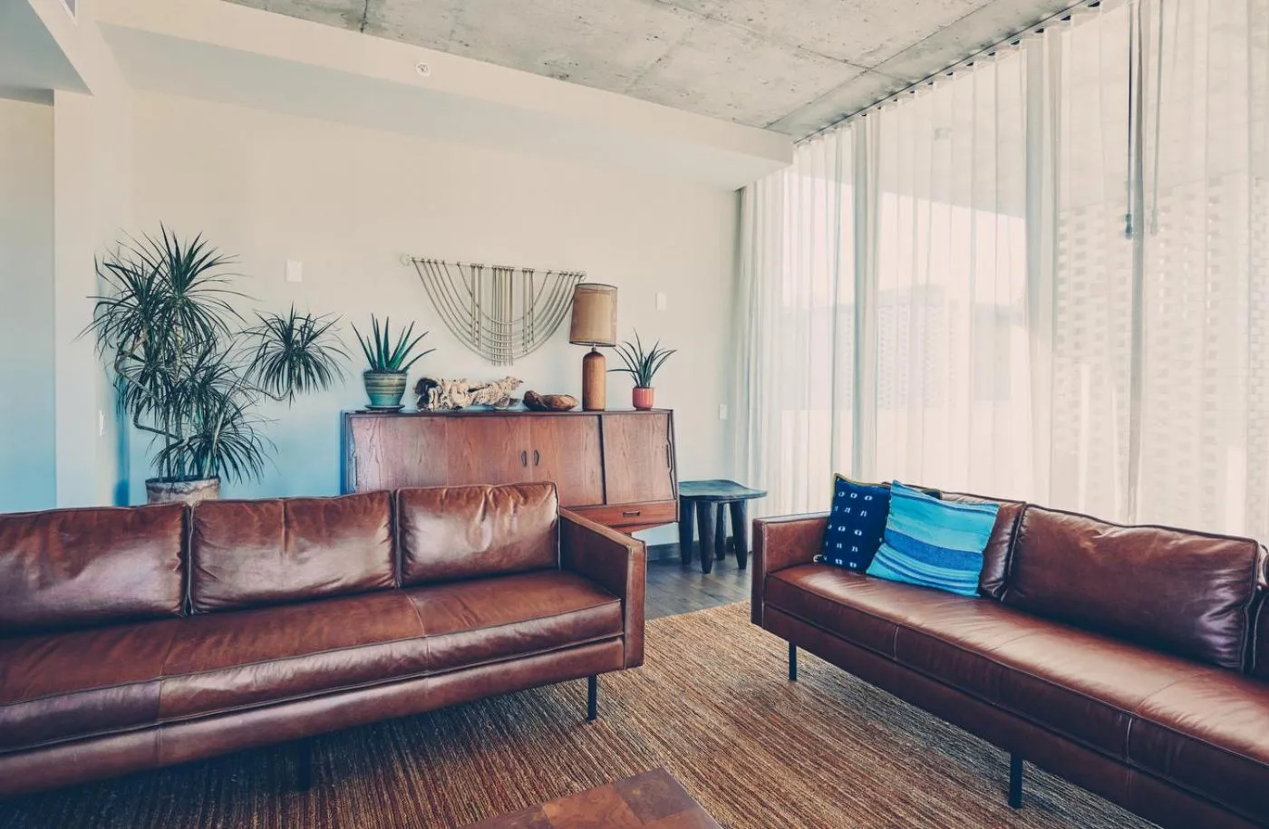 Living room in South Congress Hotel