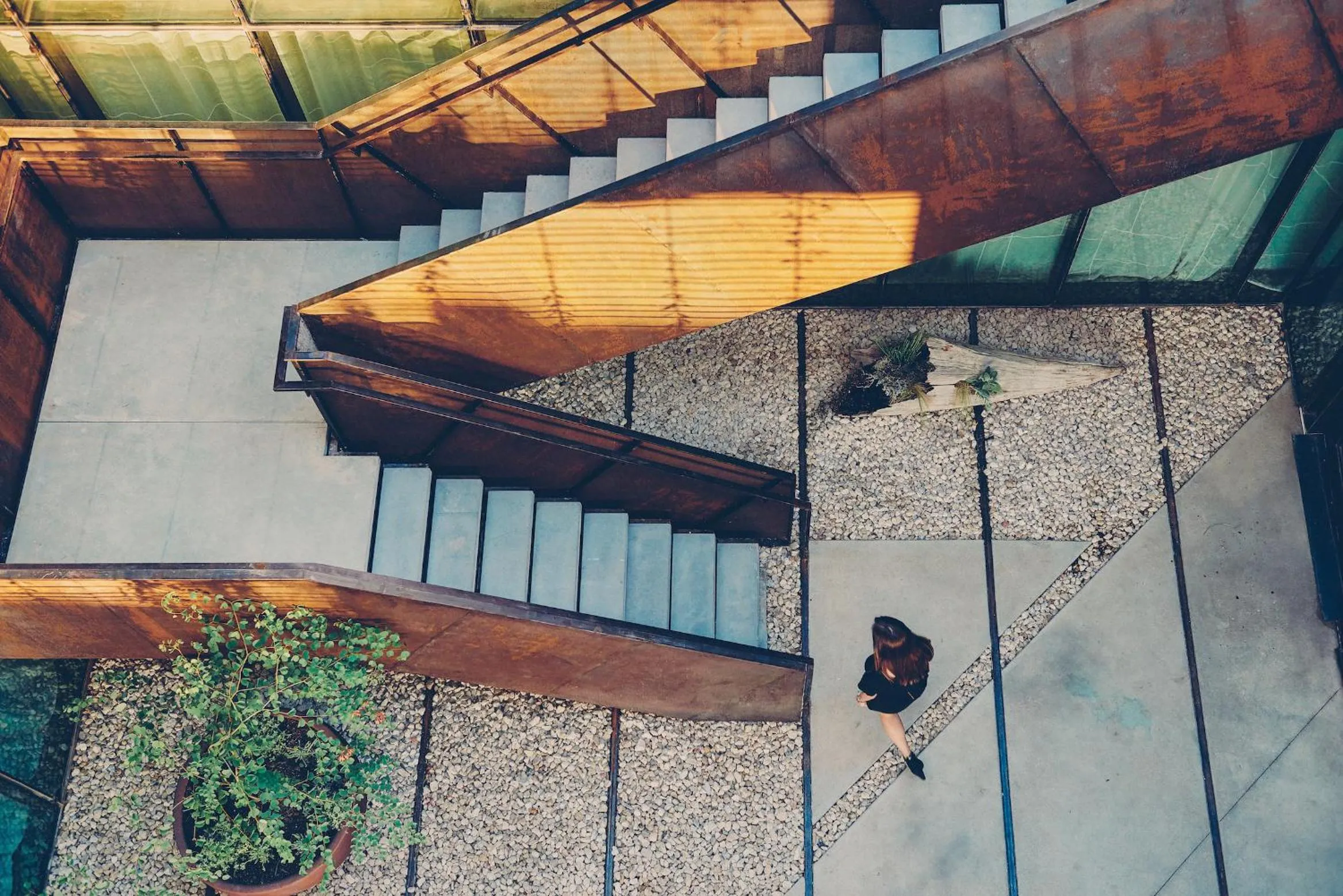 Bird's eye view in South Congress Hotel