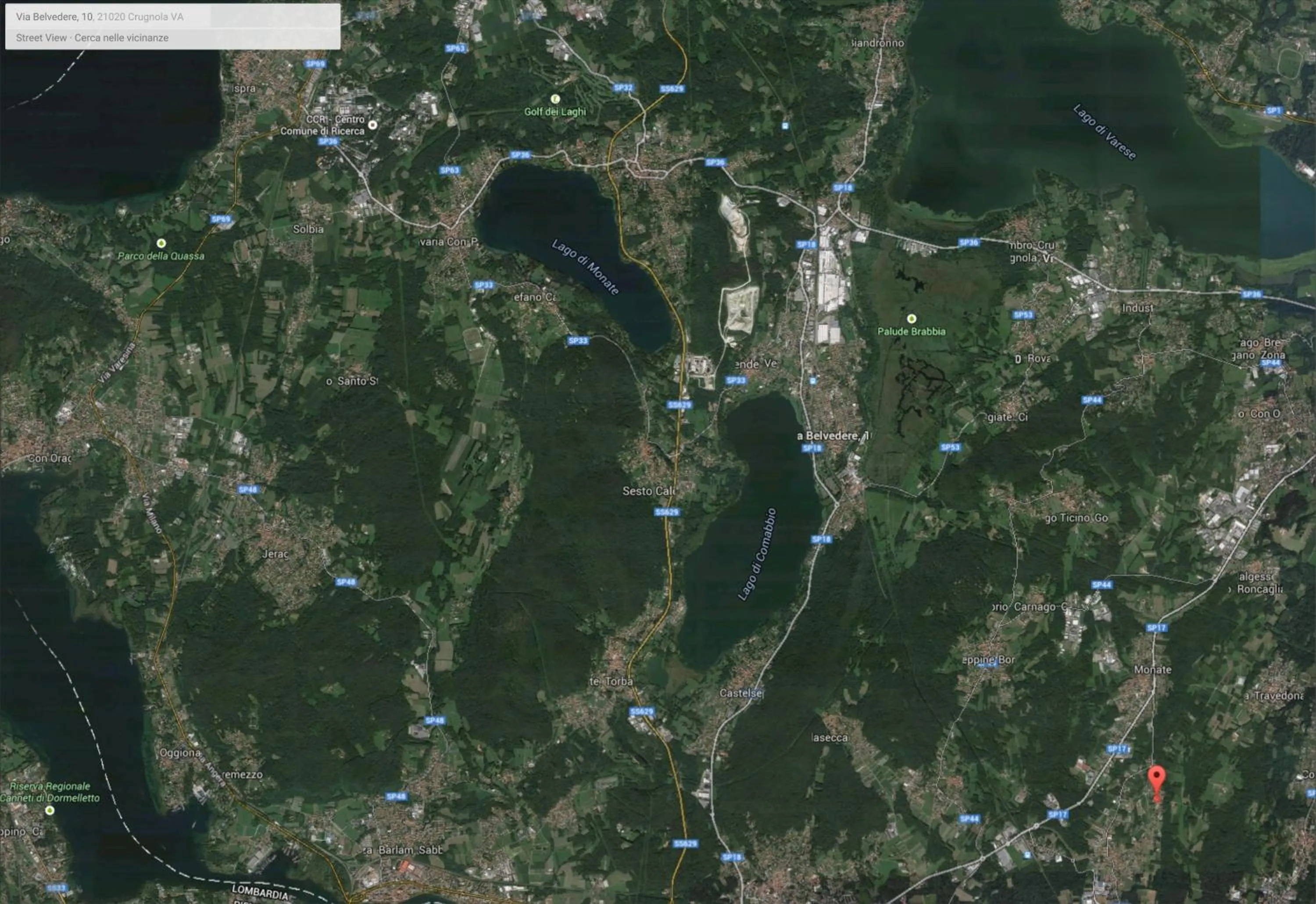 Bird's eye view in B&B Vinago Belvedere