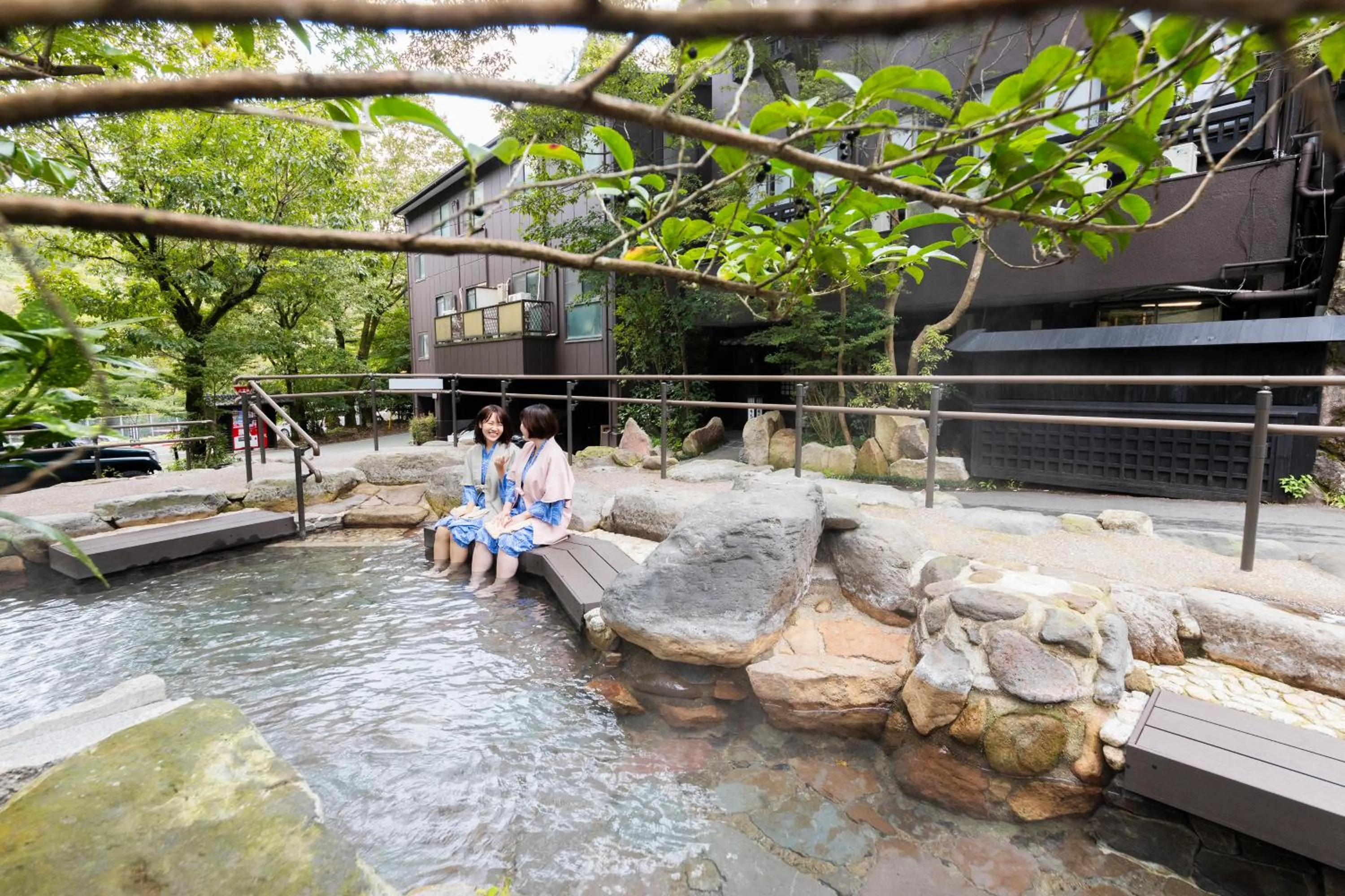 Hot Spring Bath in Yusai Bekkan