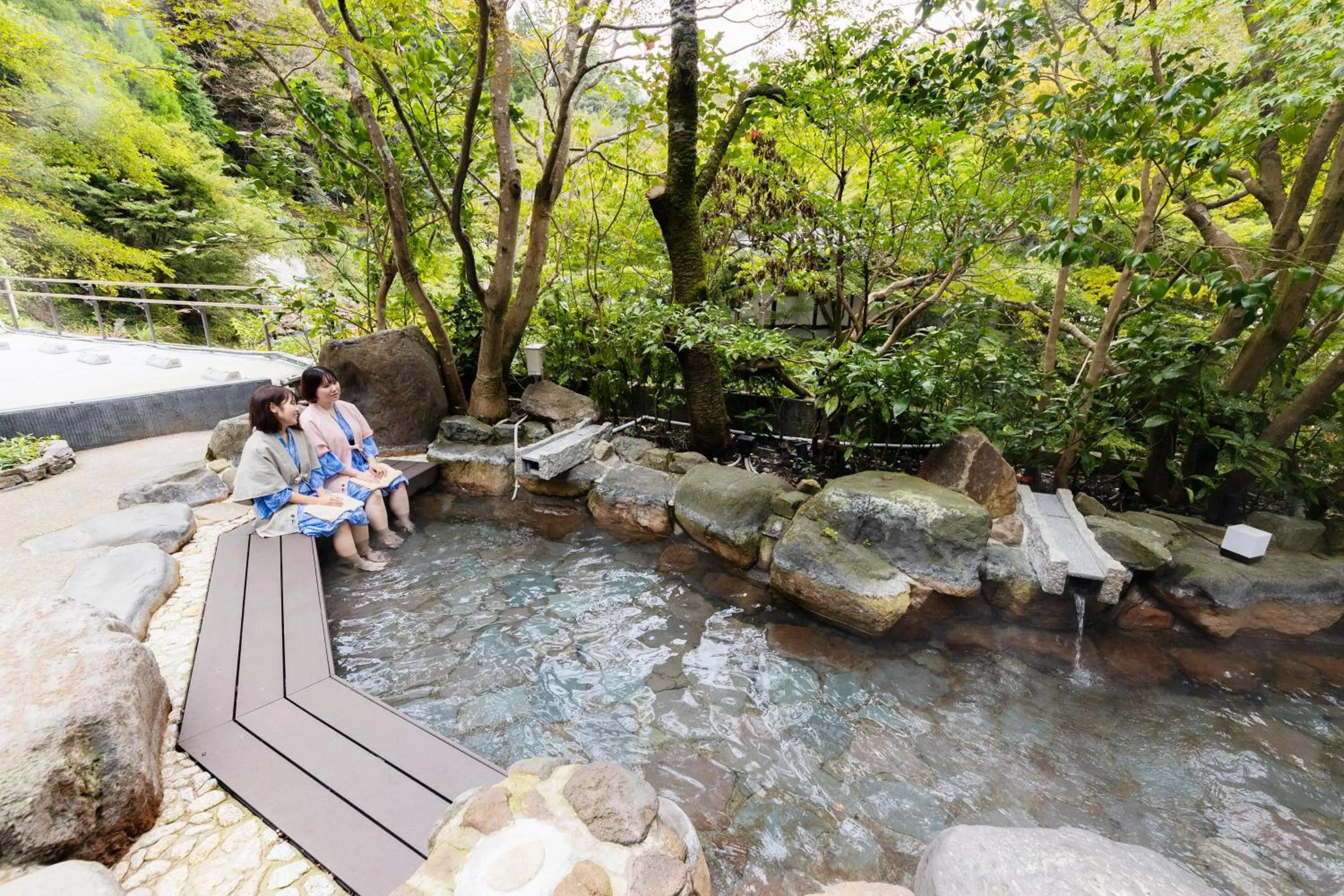 Hot Spring Bath in Yusai Bekkan