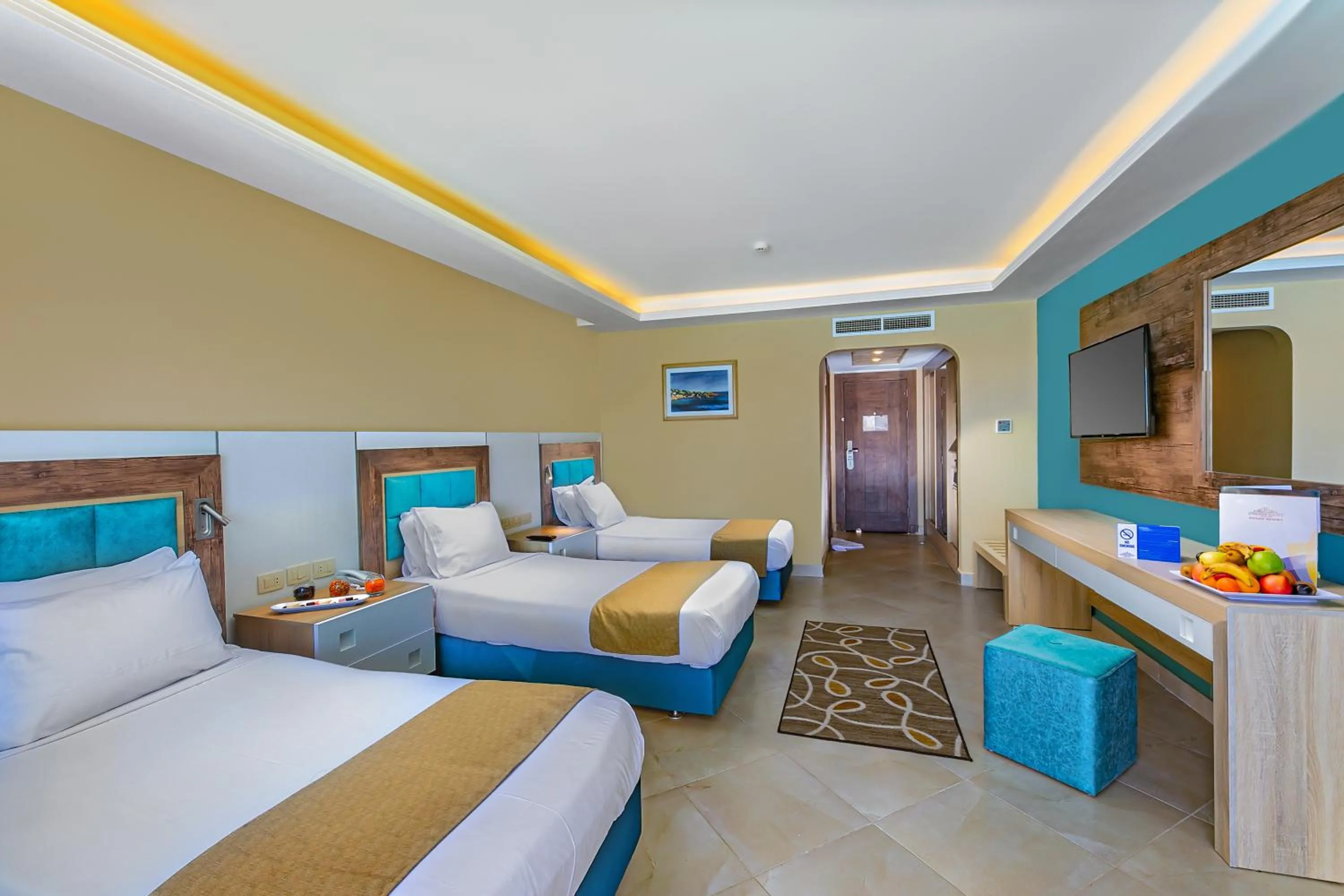 Photo of the whole room, Bed in Titanic Aqua Park Resort - Families and Couples only