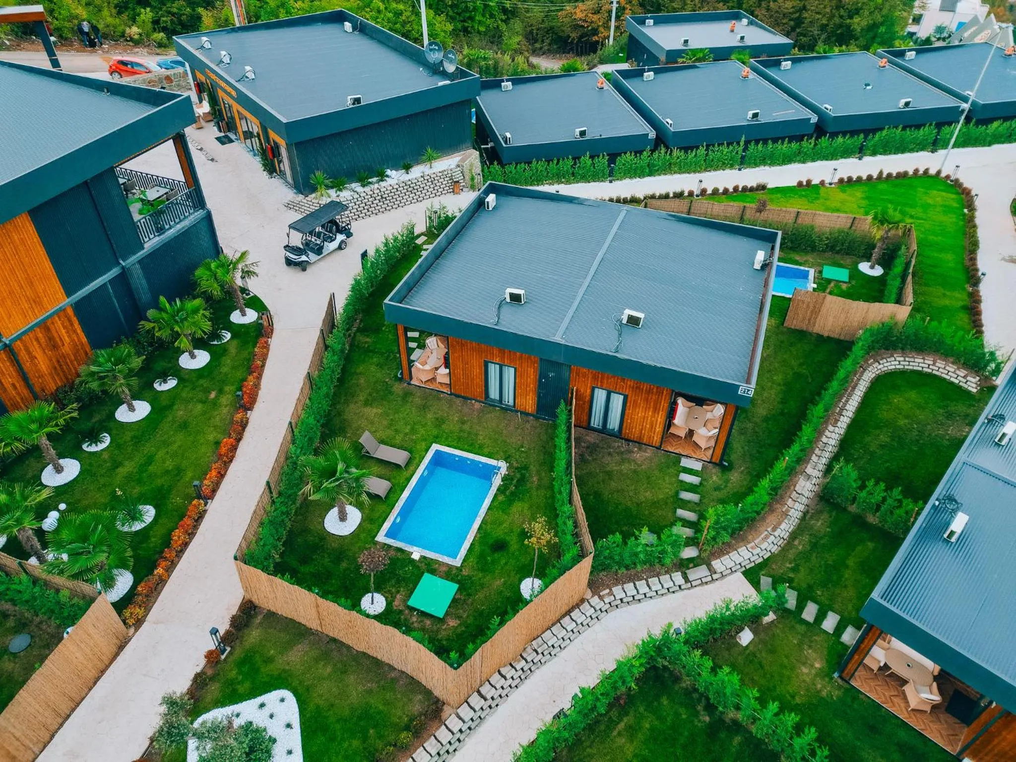 Bird's eye view in The Green Park Sapanca