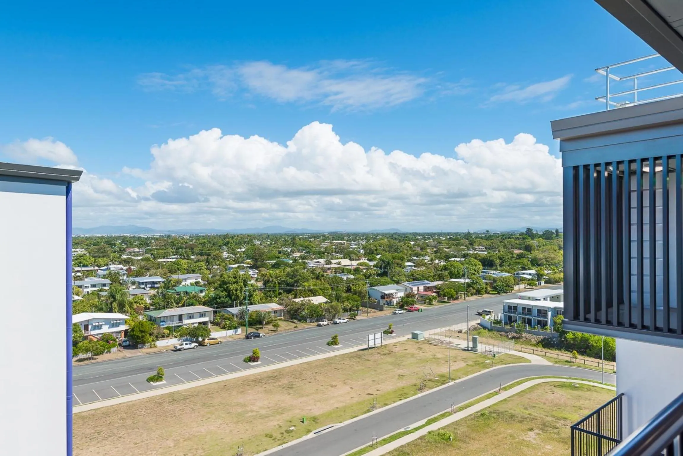 City view in Pacific Sands Apartments Mackay