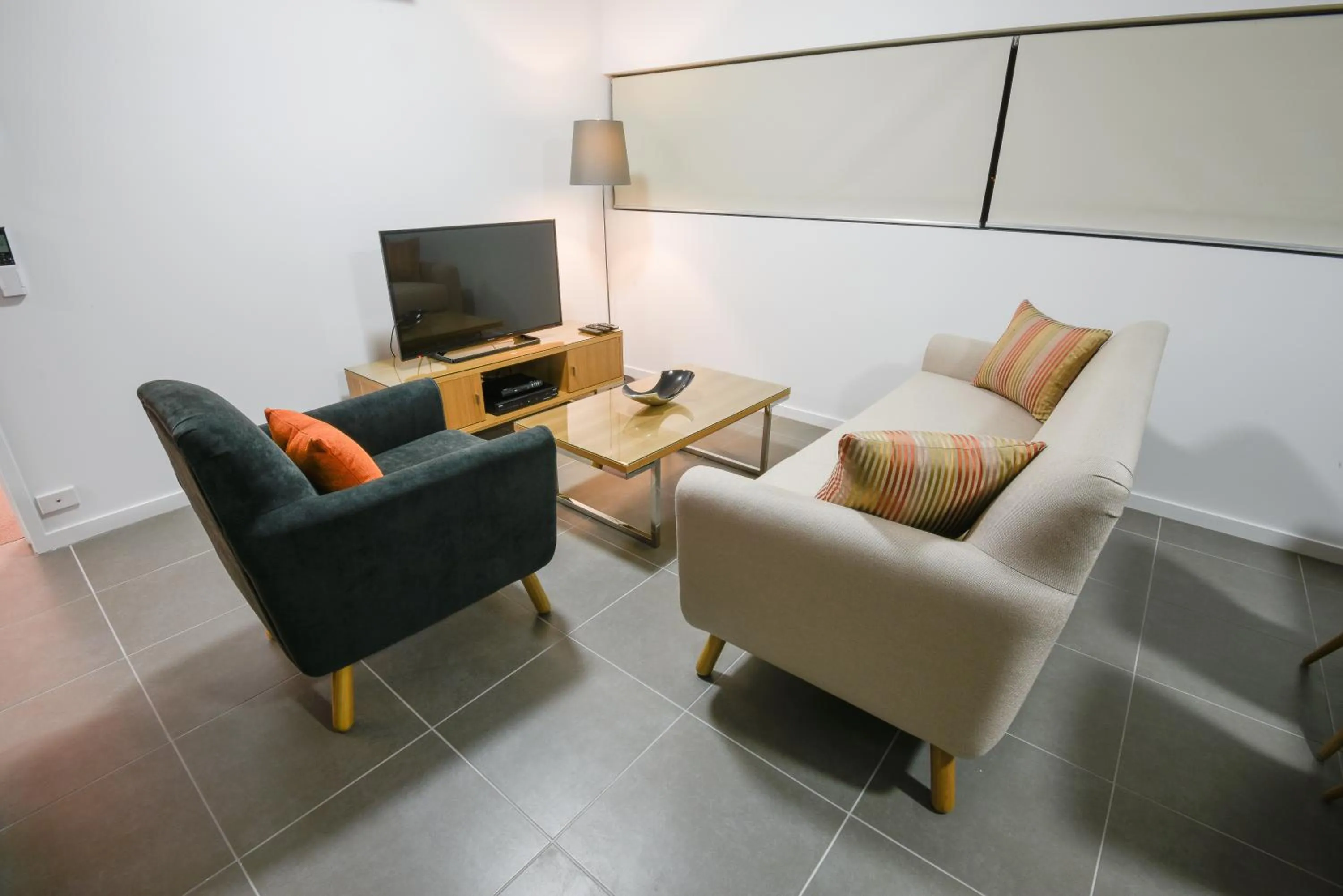 Living room in Pacific Sands Apartments Mackay