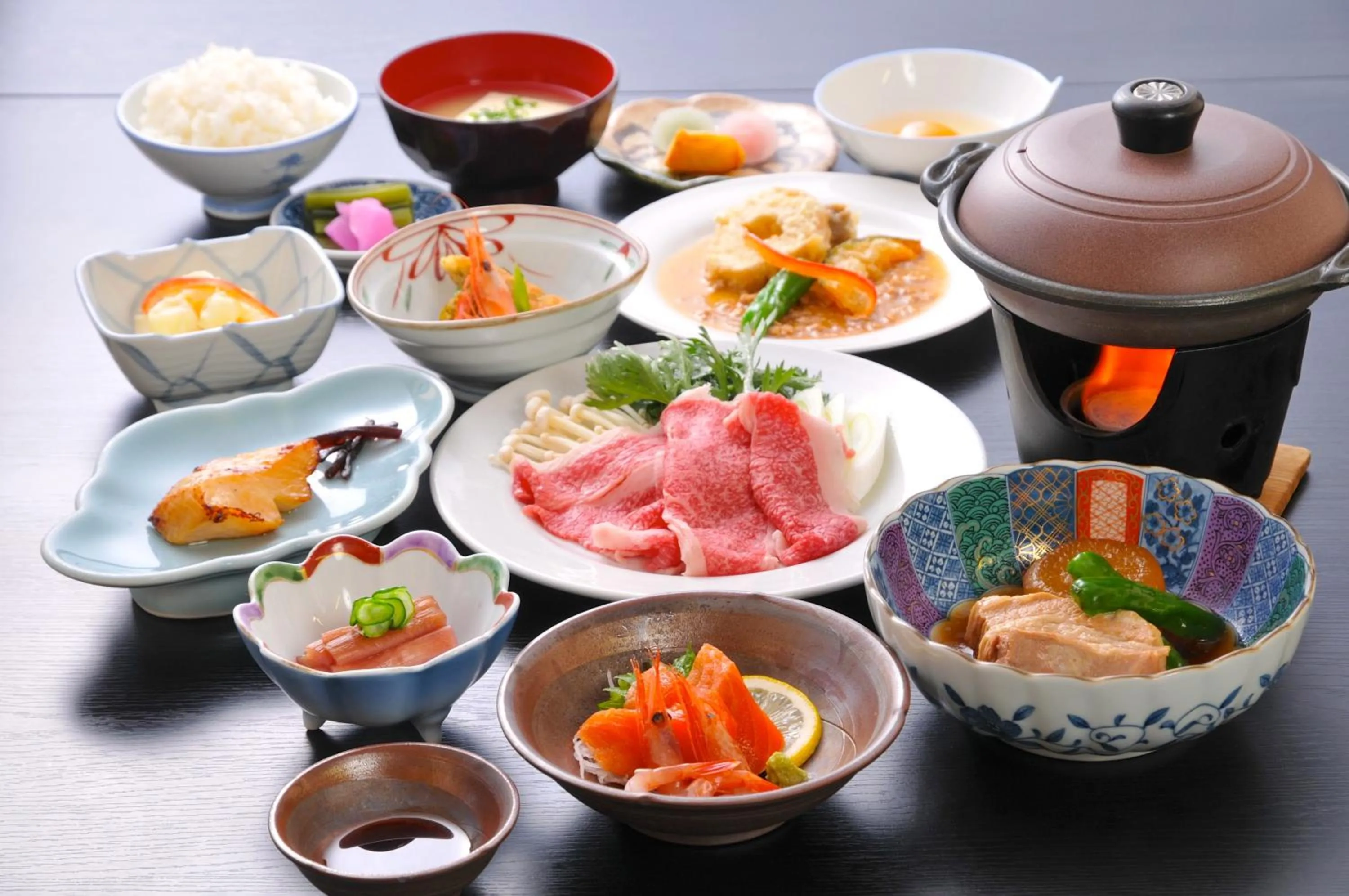 Food in Maruyama Onsen Kojyokan