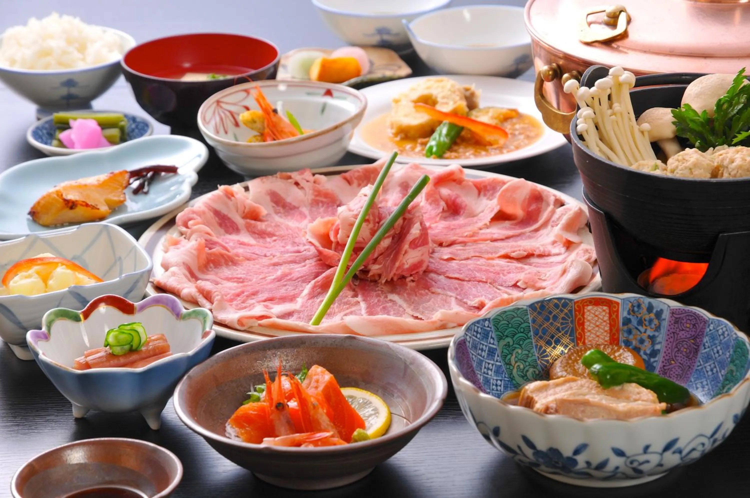 Food in Maruyama Onsen Kojyokan