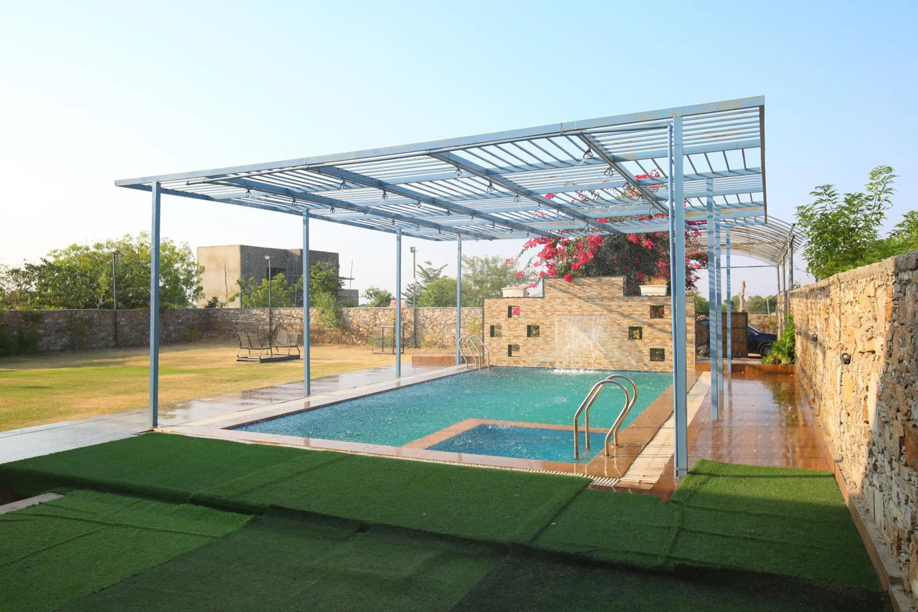 Swimming pool in Aanandam Resort & Spa,Pushkar