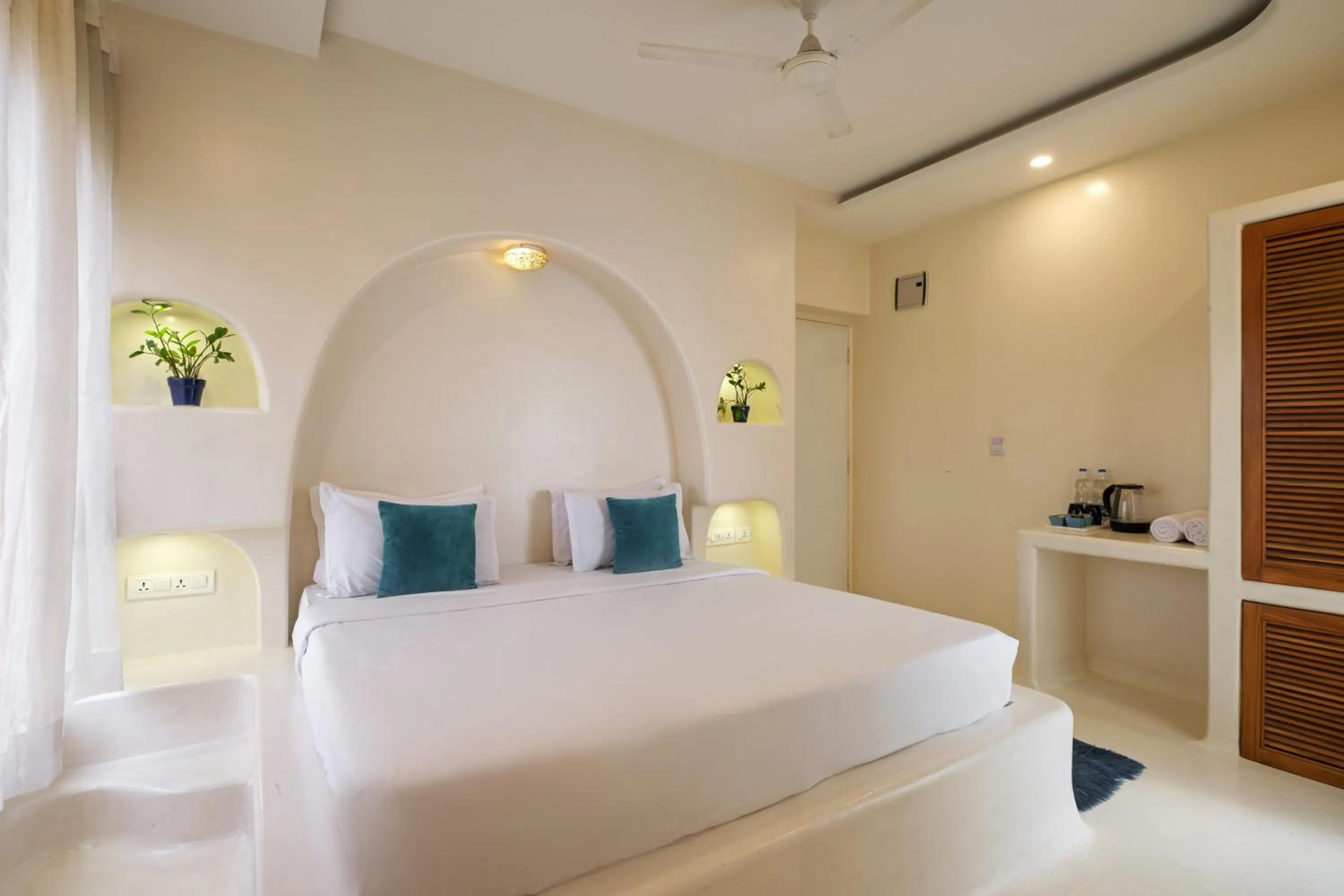 Bedroom, Bed in Moustache Hostel, Jaipur