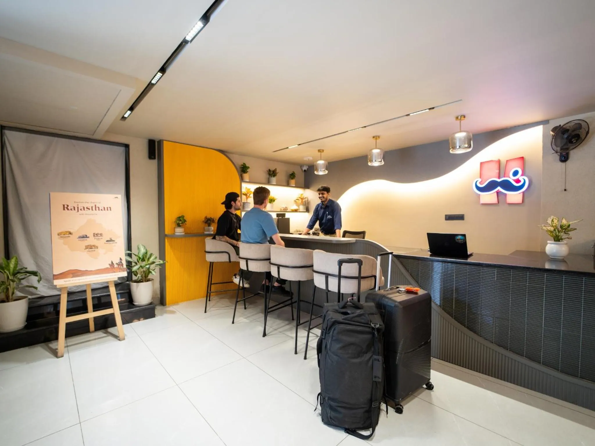 People in Moustache Hostel, Jaipur