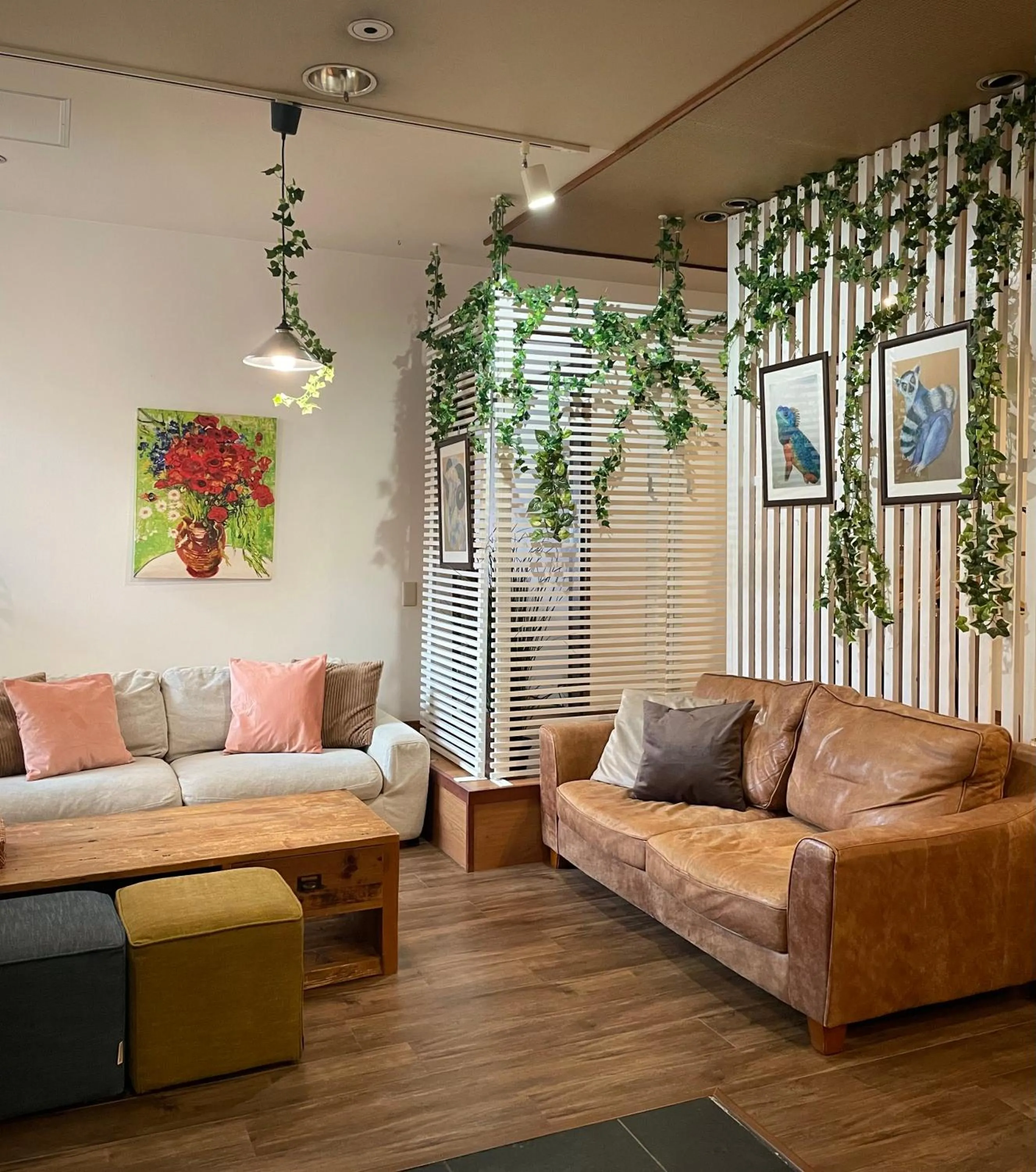 Living room in Nara Guesthouse 3F