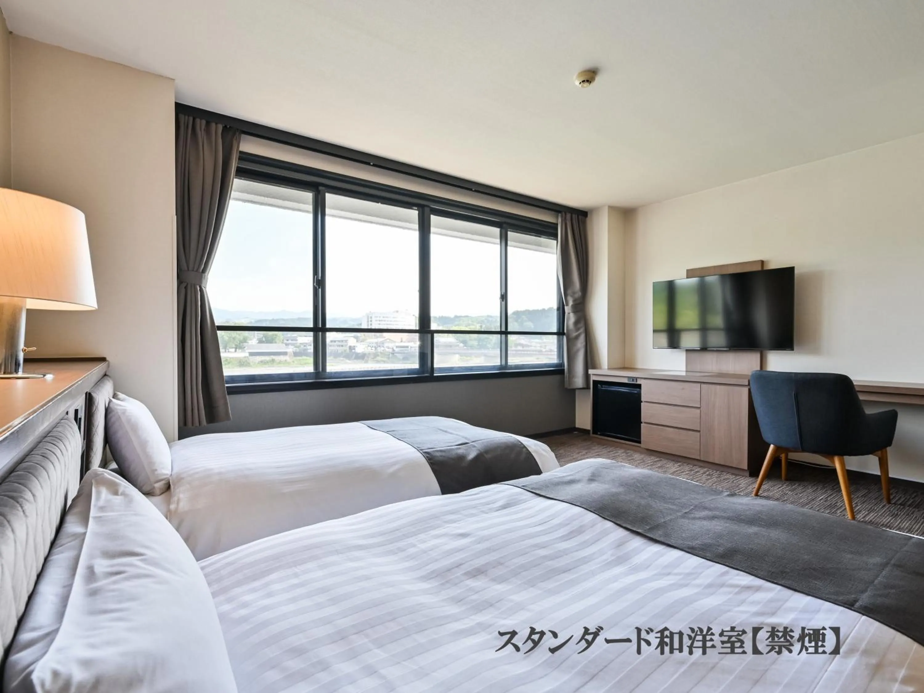 Bedroom, Bed in Hitoyoshi Onsen Nabeya