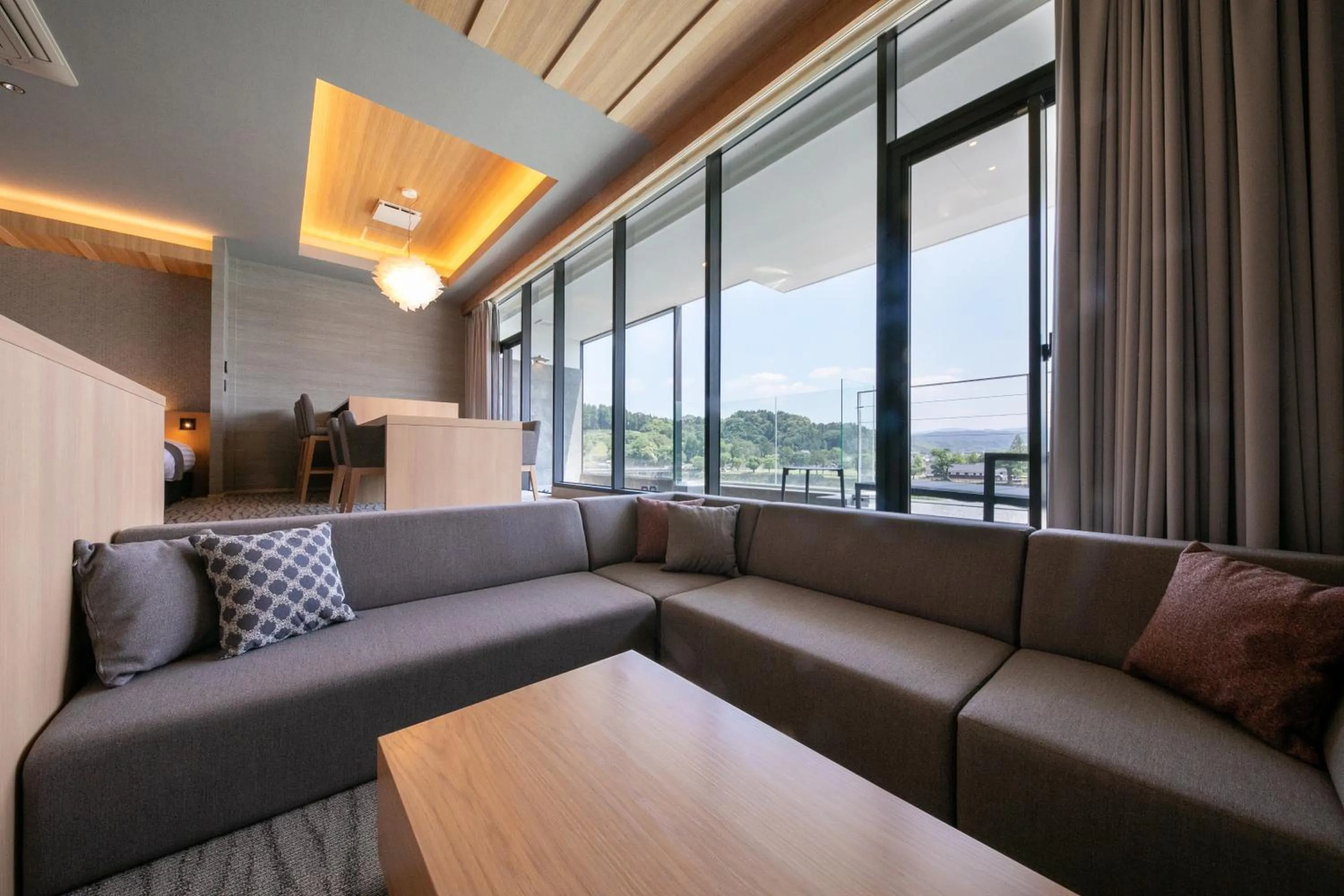 Living room in Hitoyoshi Onsen Nabeya