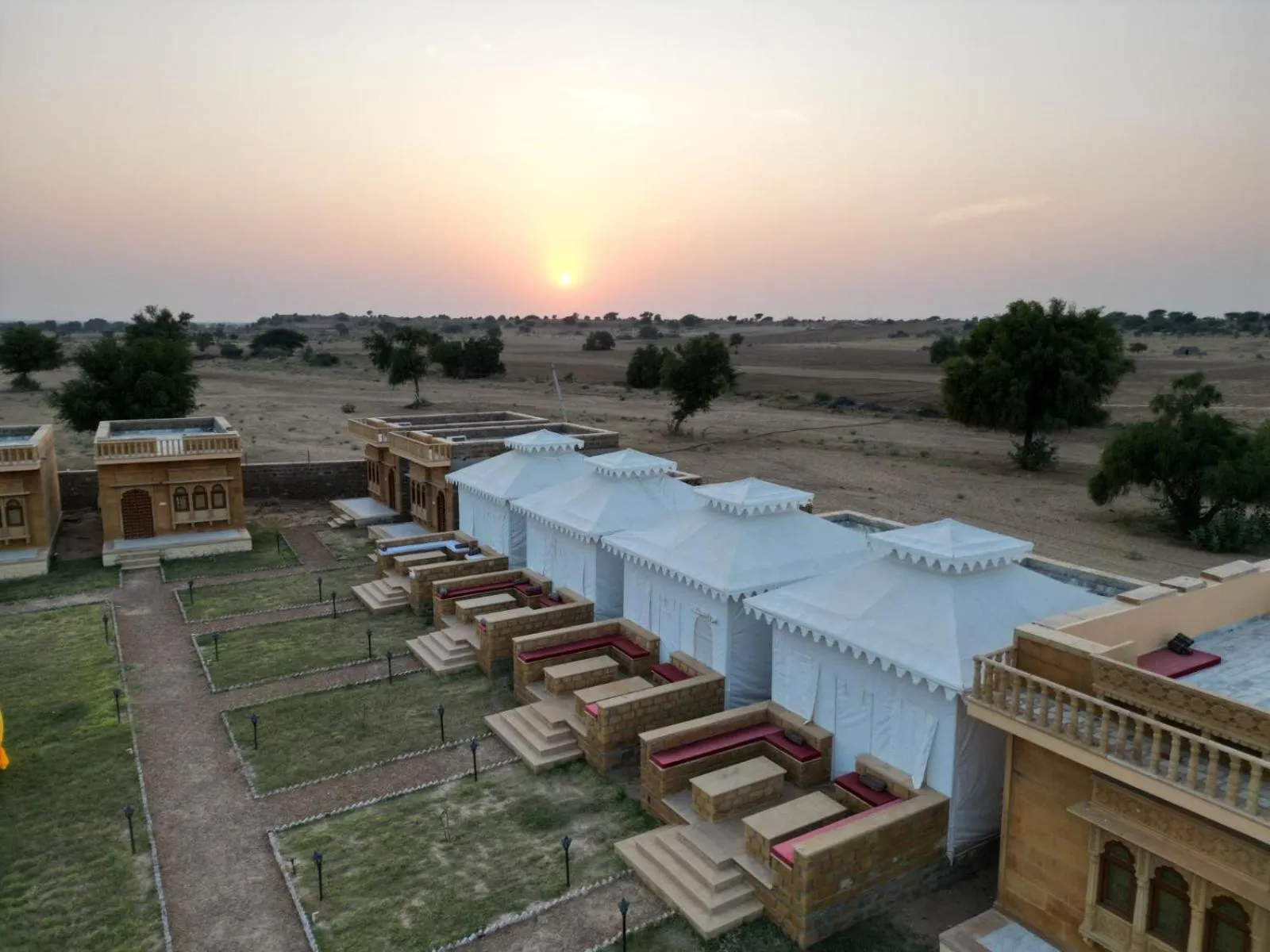 Property building in sand castle resort