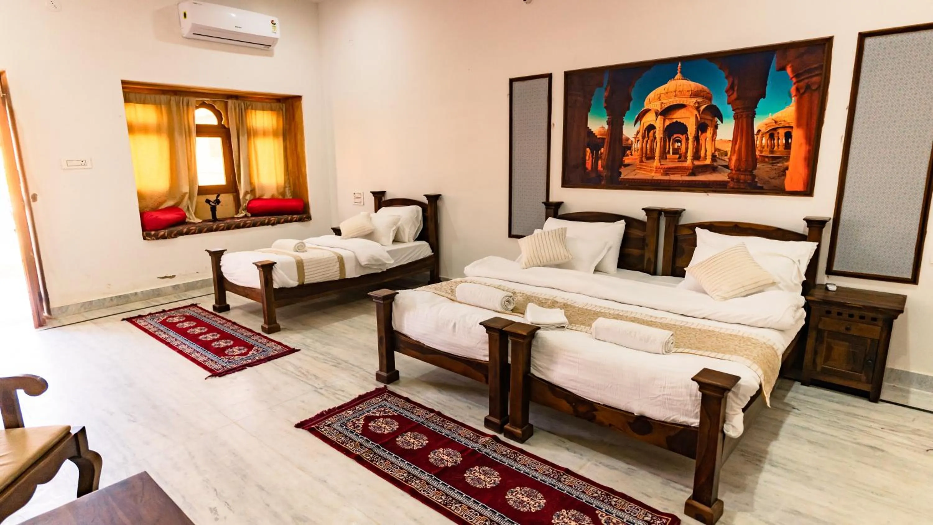 Bedroom, Bed in sand castle resort