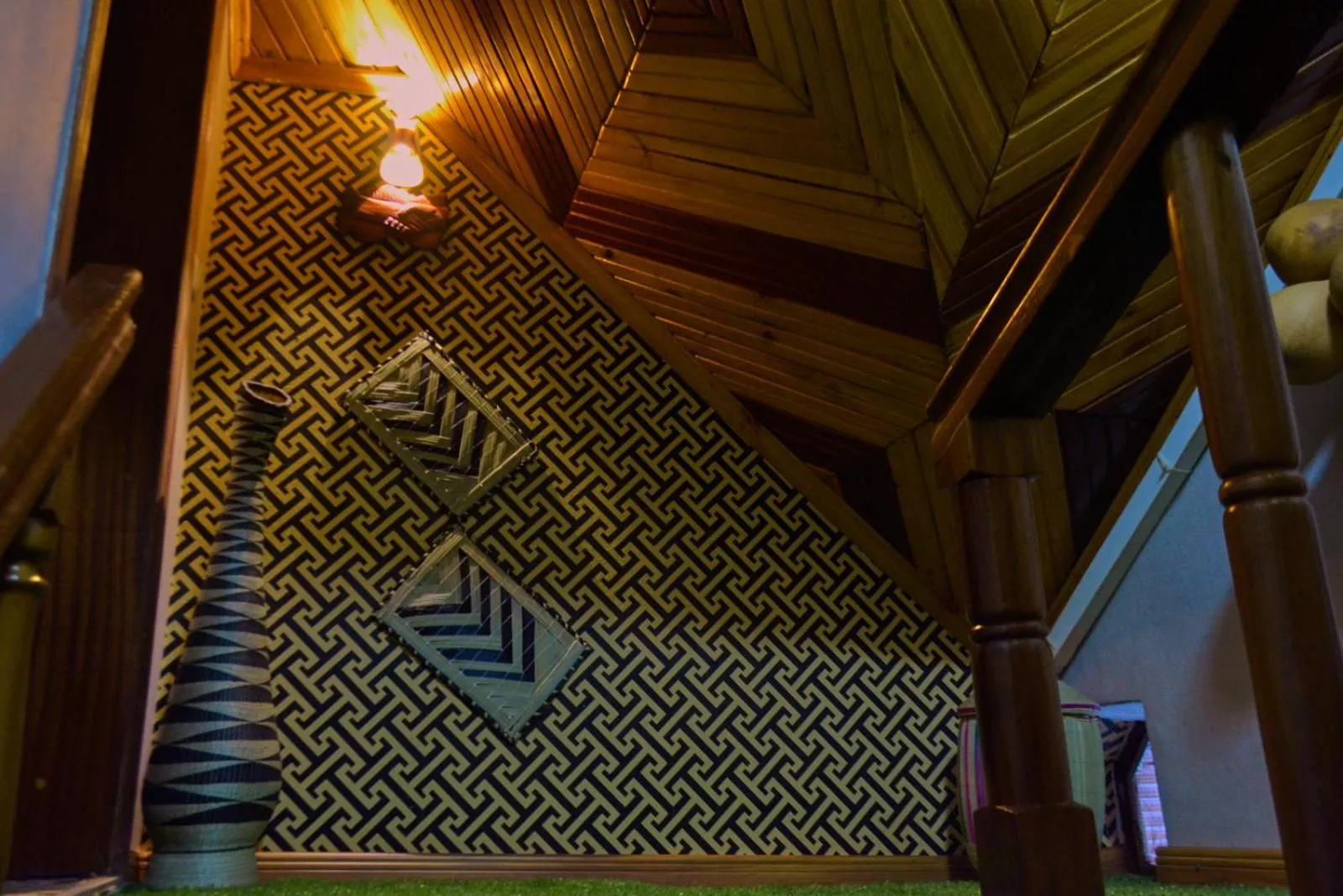 Decorative detail in Umugano Villa