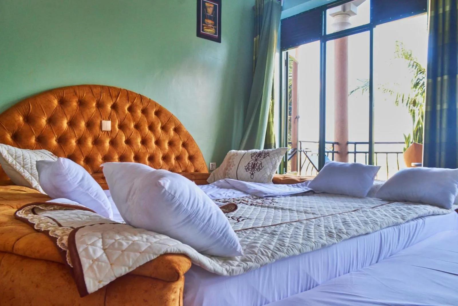 Balcony/Terrace, Bed in Umugano Villa