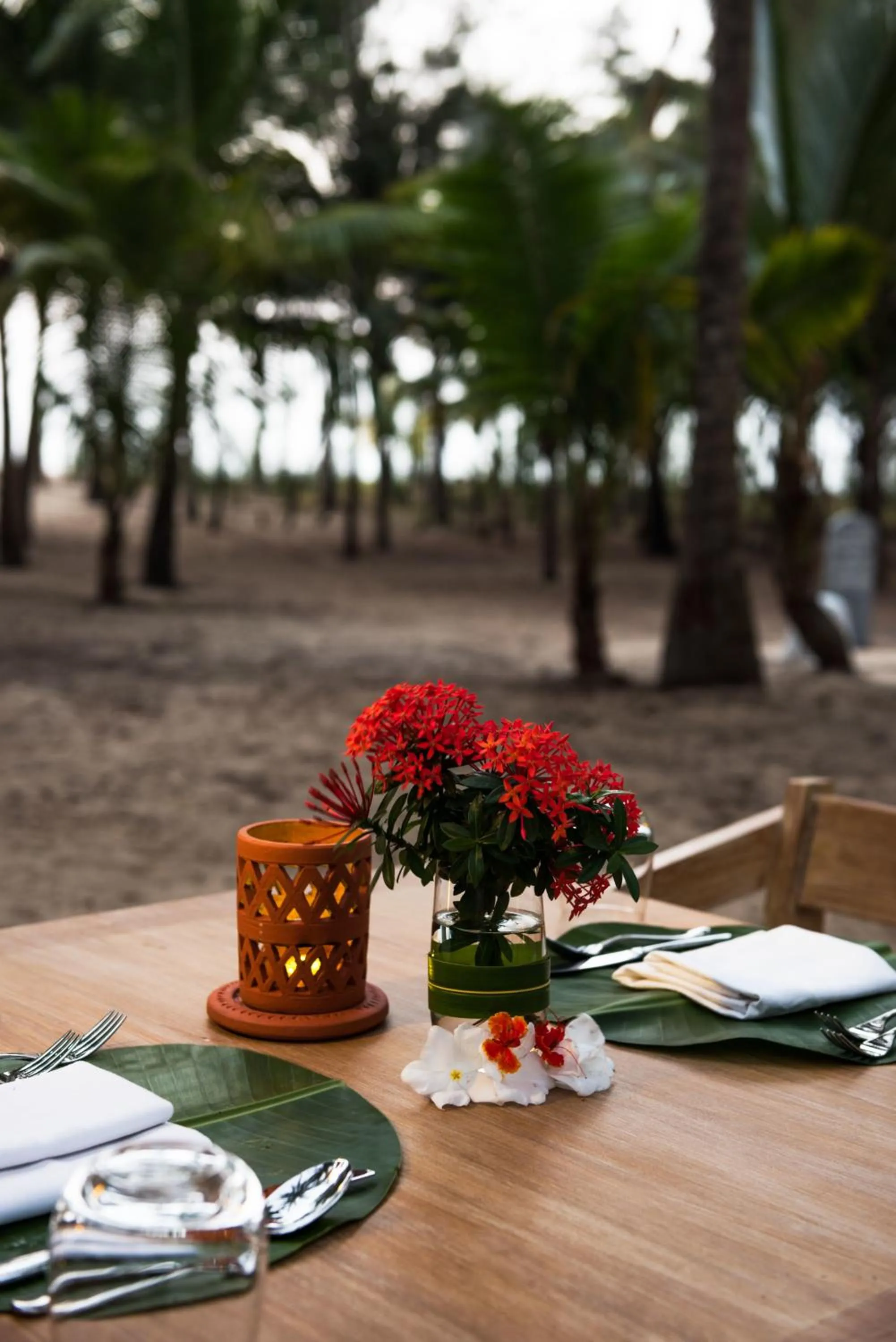 Decorative detail in Xandari Pearl Beach Resort