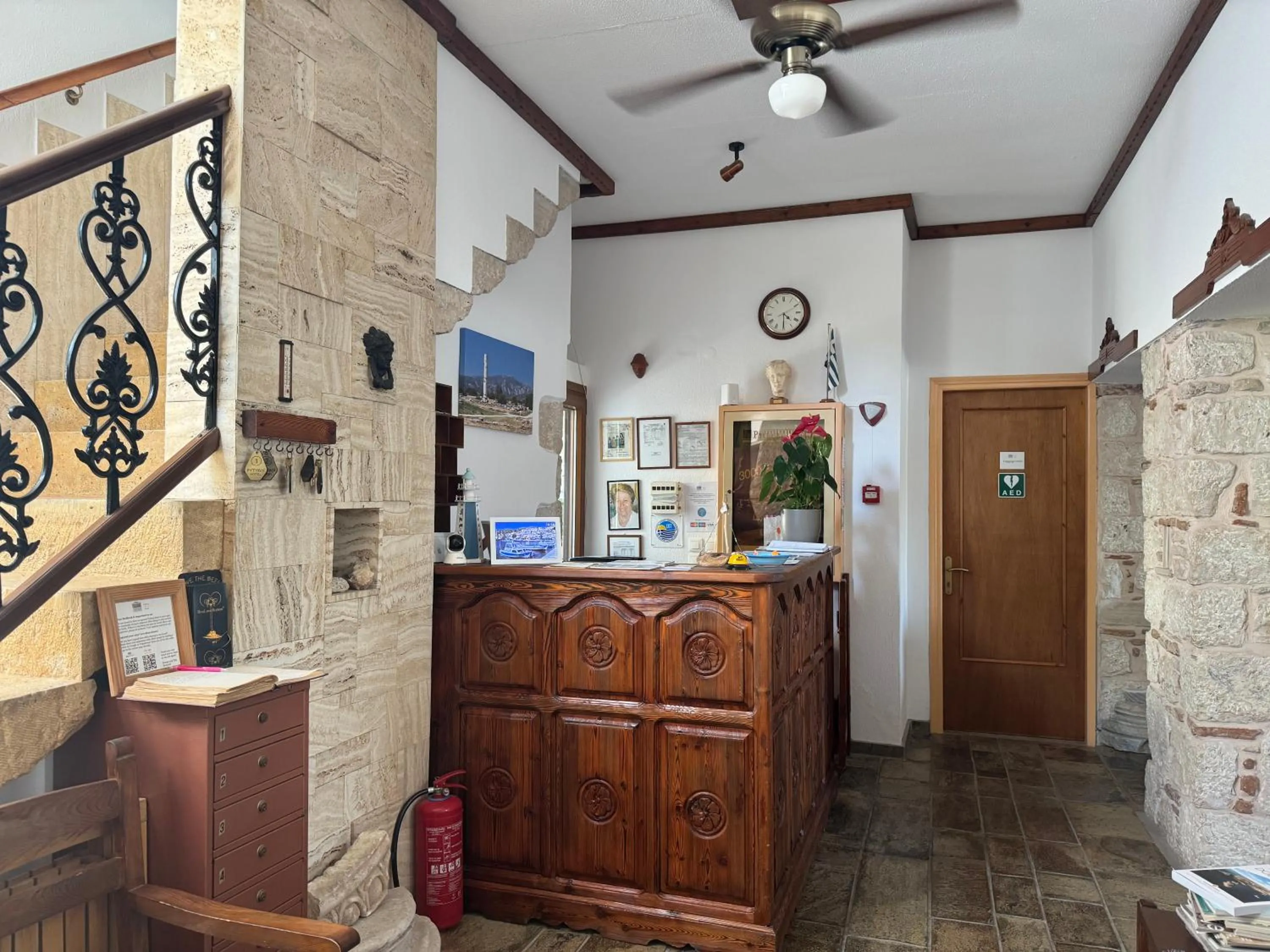 Lobby or reception in Pythaïs Hotel