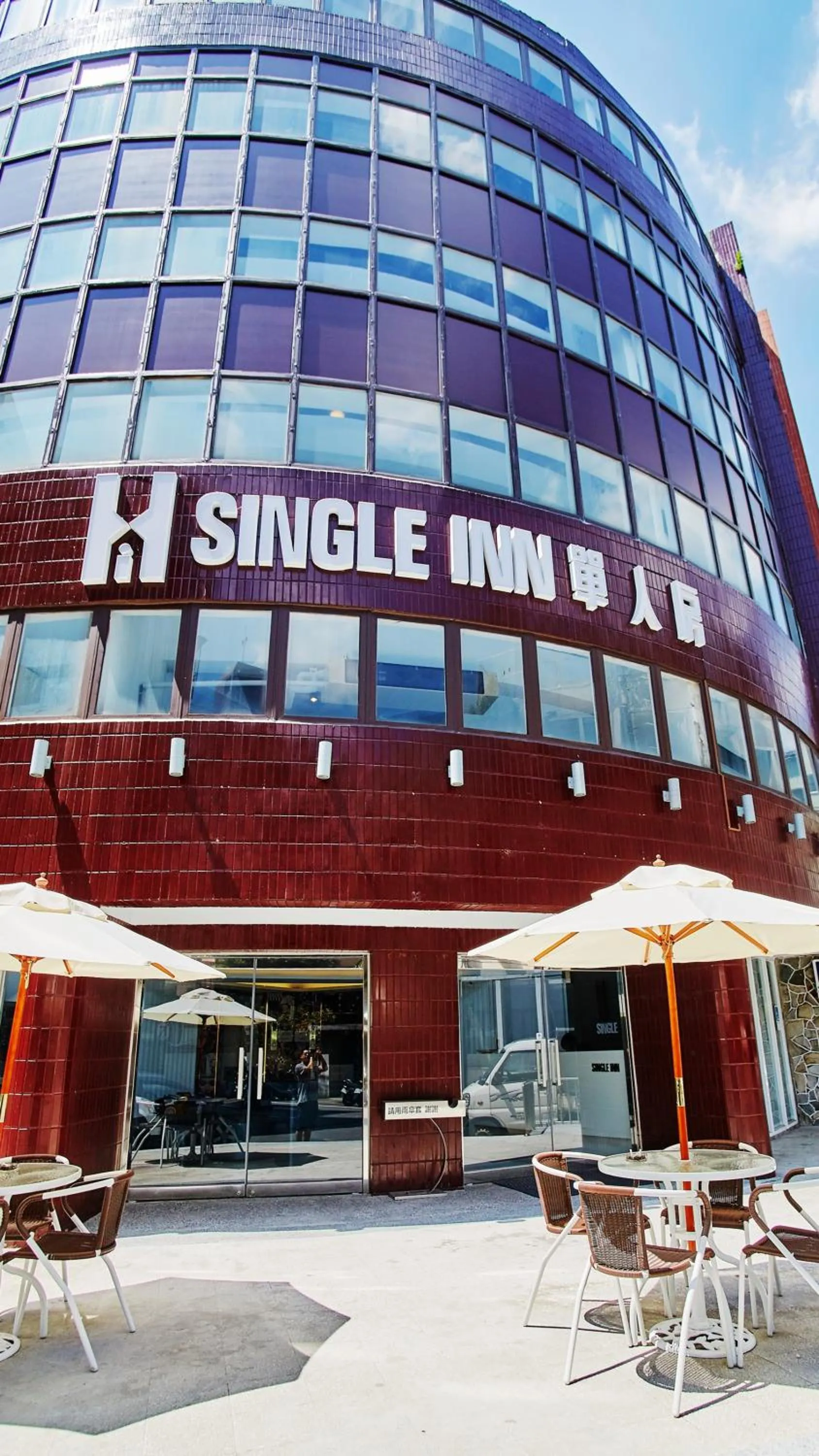 Bird's eye view in Single Inn - Taipei