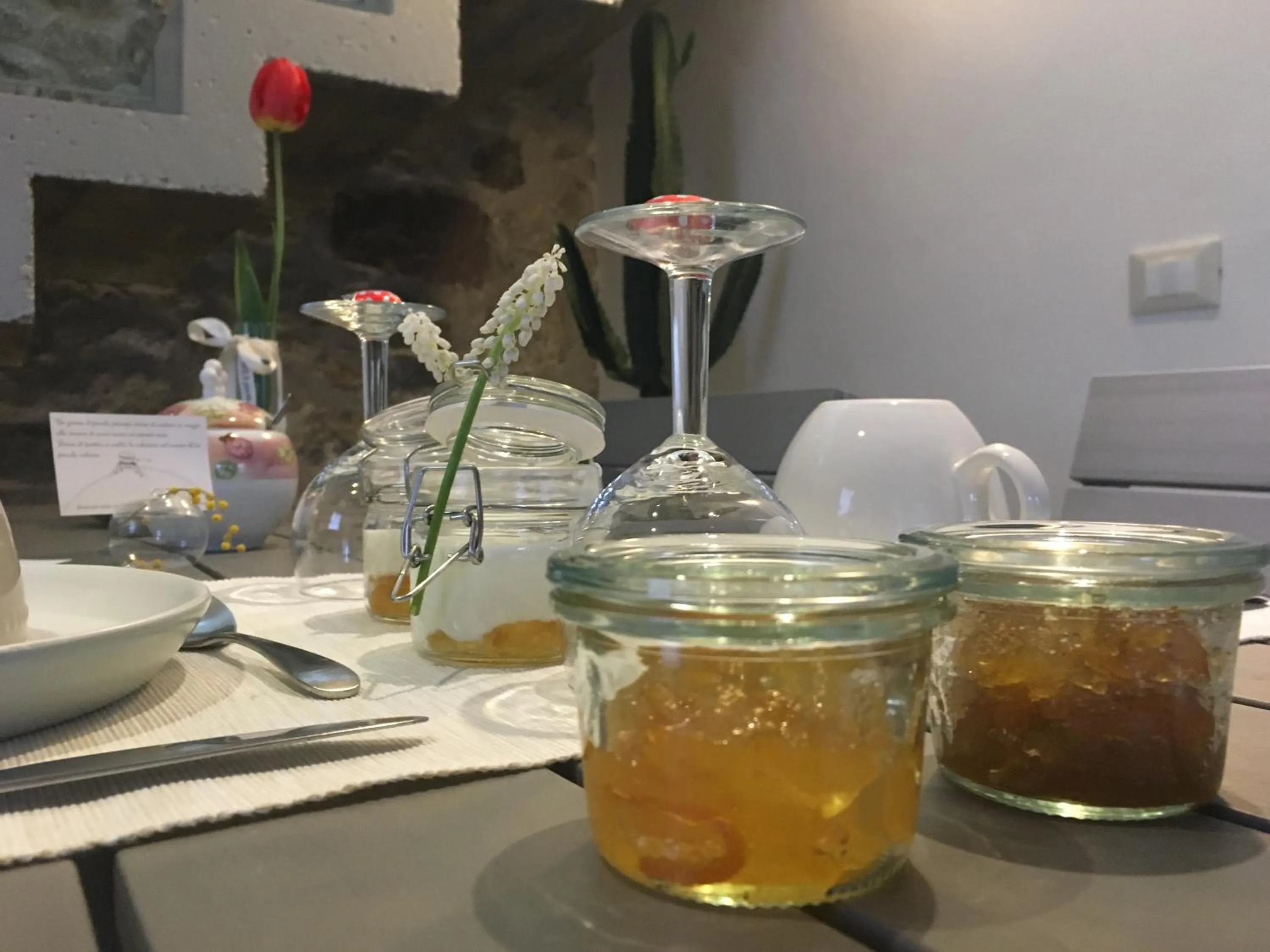 Food and drinks in B&B Il Piccolo Principe room and breakfast