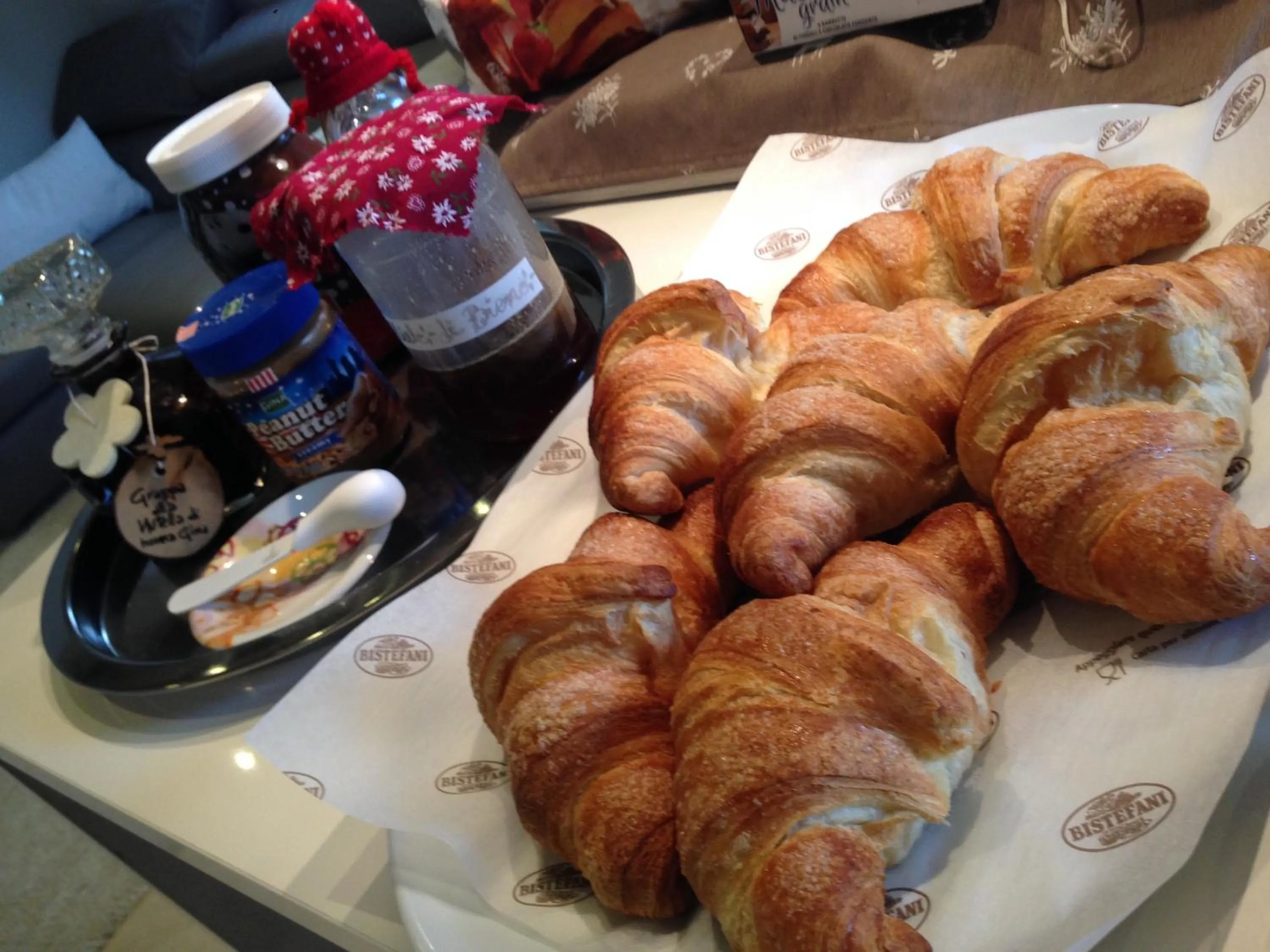 Italian breakfast in B&B Il Piccolo Principe room and breakfast
