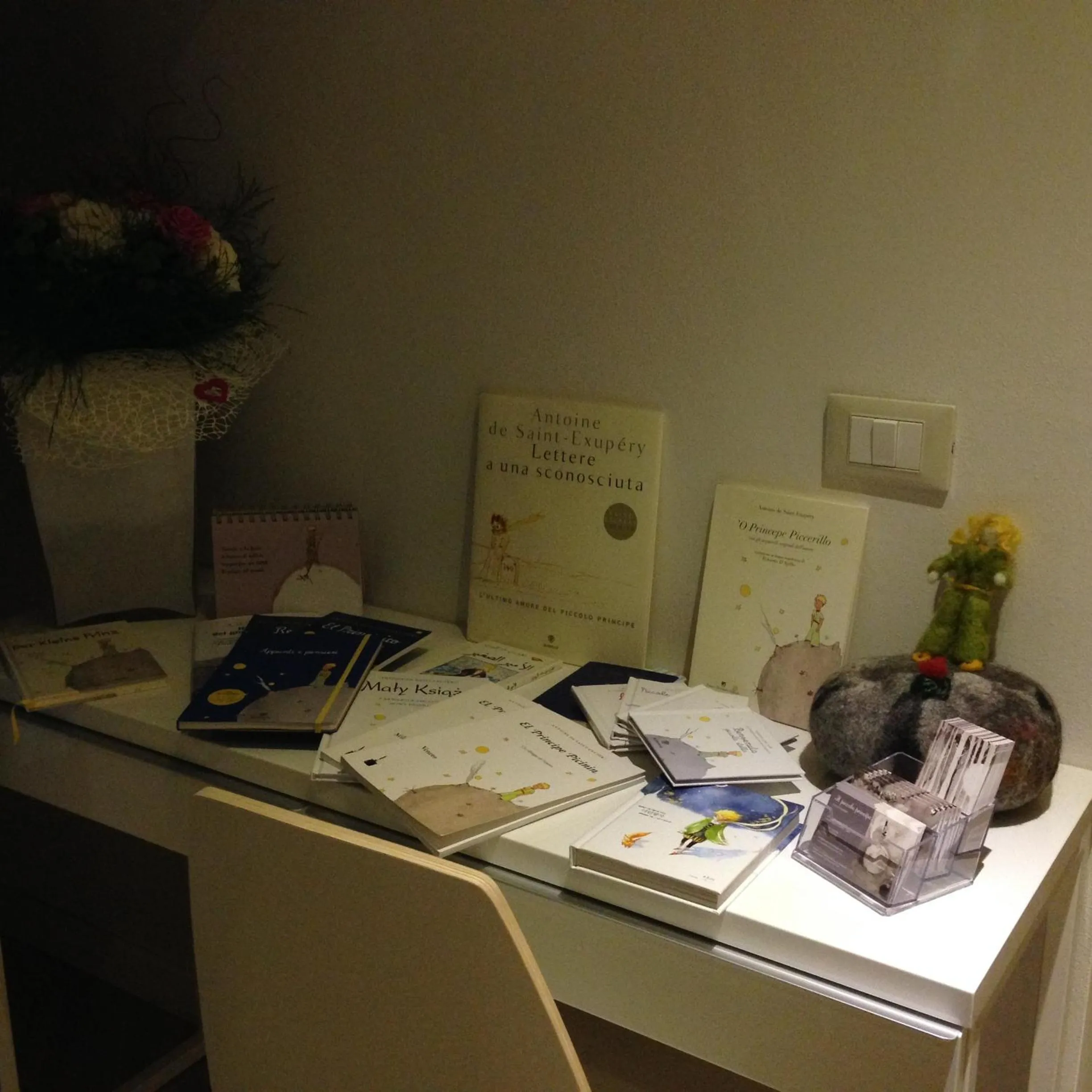 Library in B&B Il Piccolo Principe room and breakfast