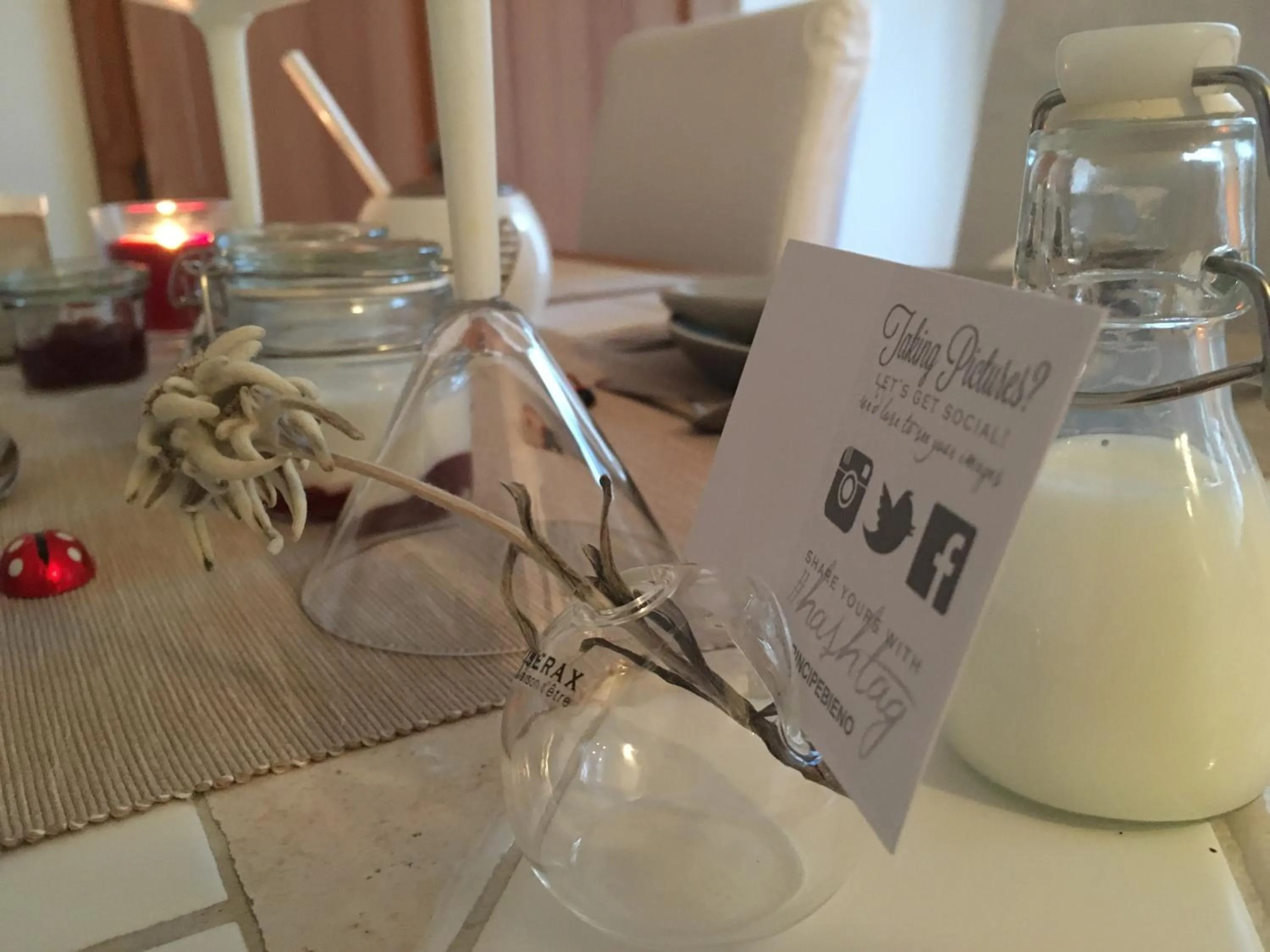 Breakfast in B&B Il Piccolo Principe room and breakfast