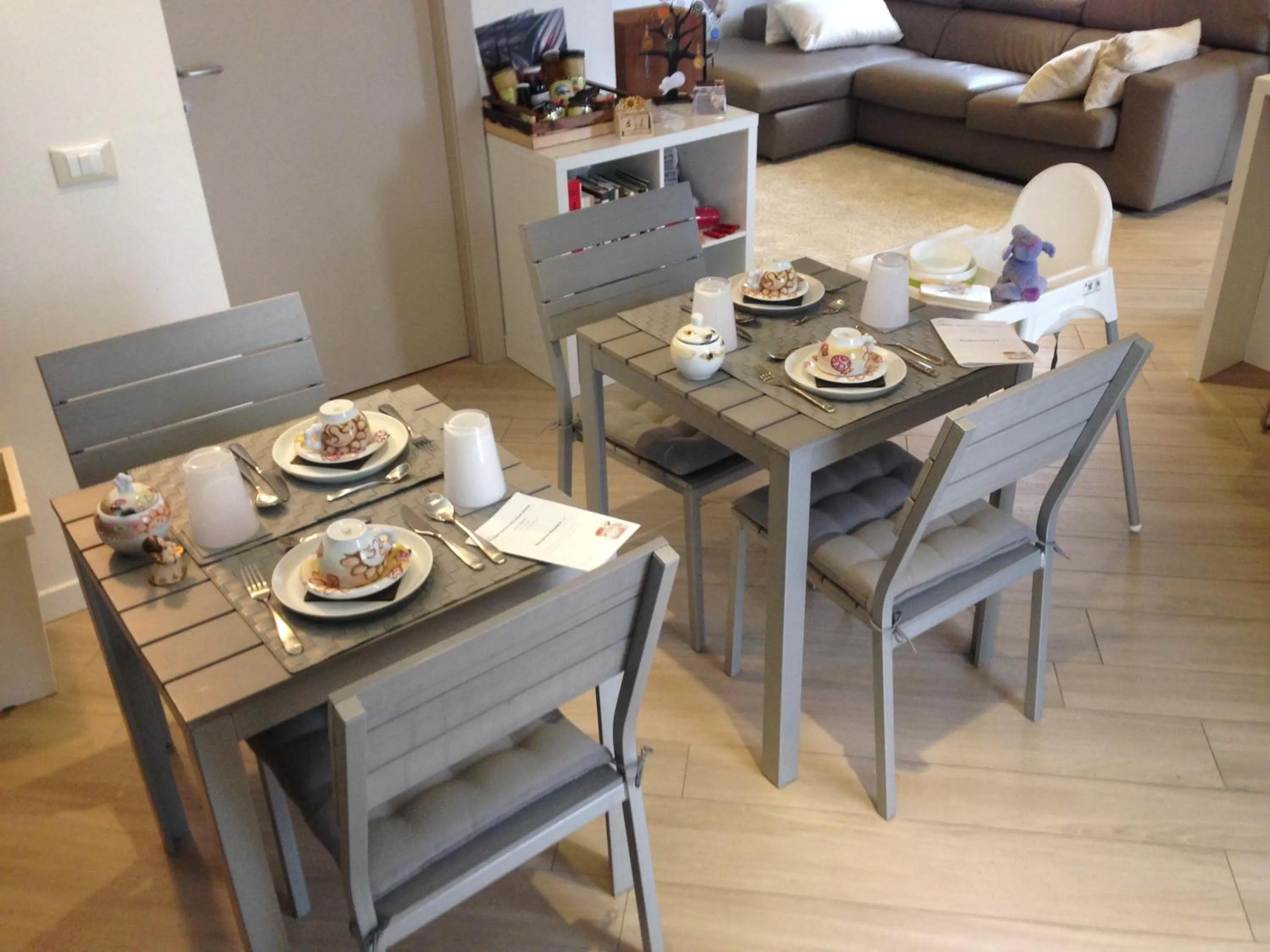 Continental breakfast in B&B Il Piccolo Principe room and breakfast