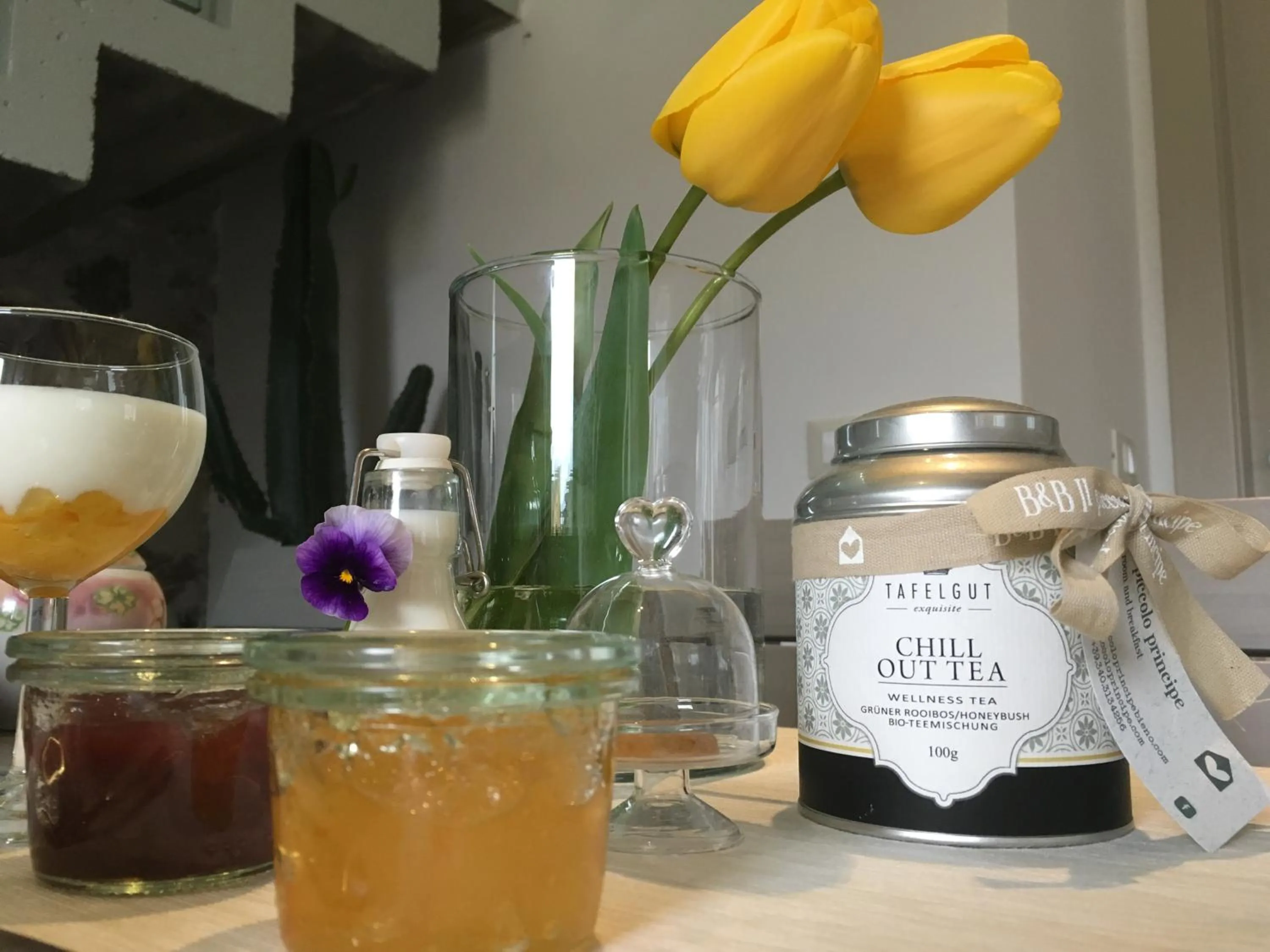 Food and drinks in B&B Il Piccolo Principe room and breakfast