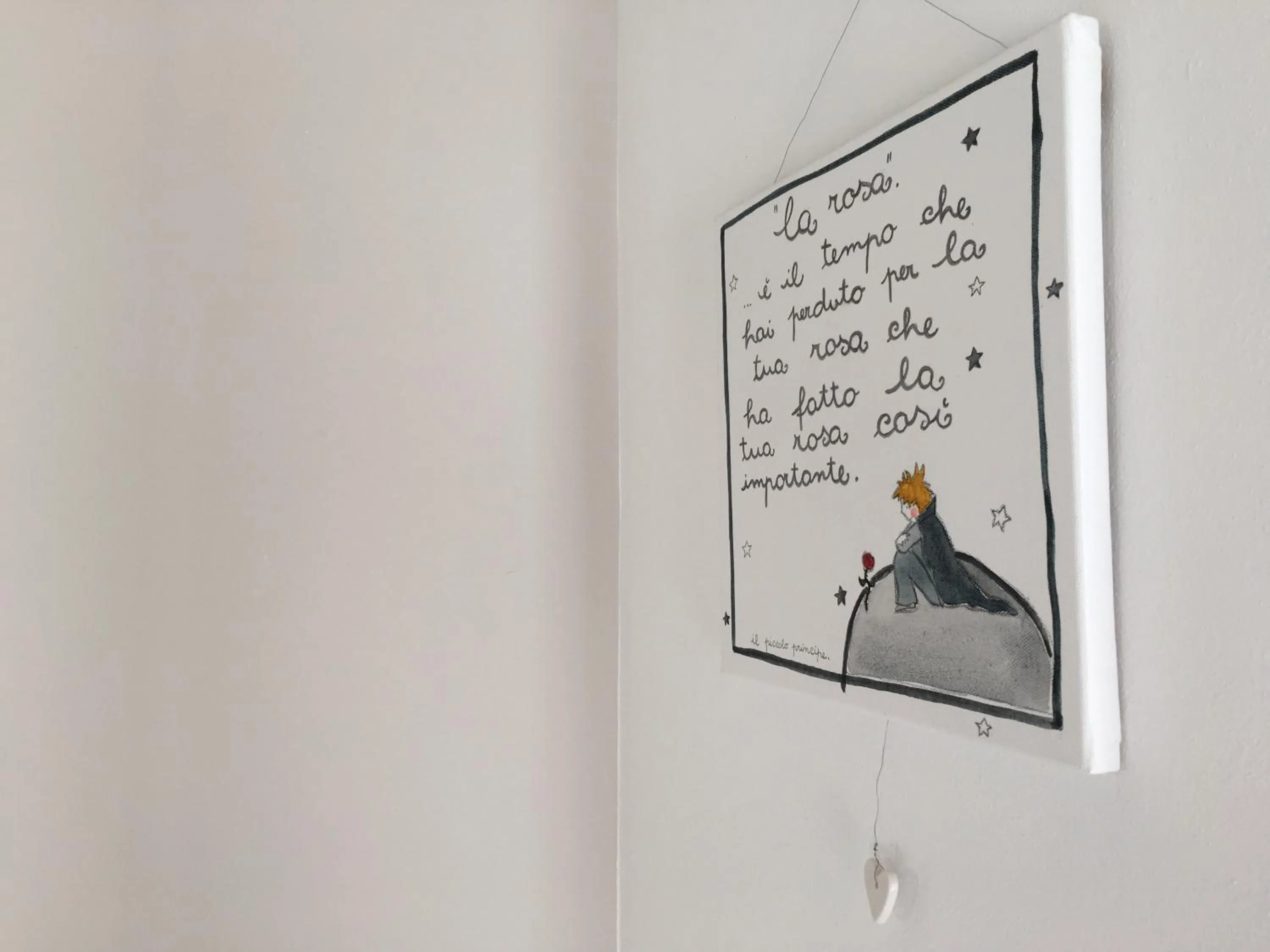 Decorative detail in B&B Il Piccolo Principe room and breakfast