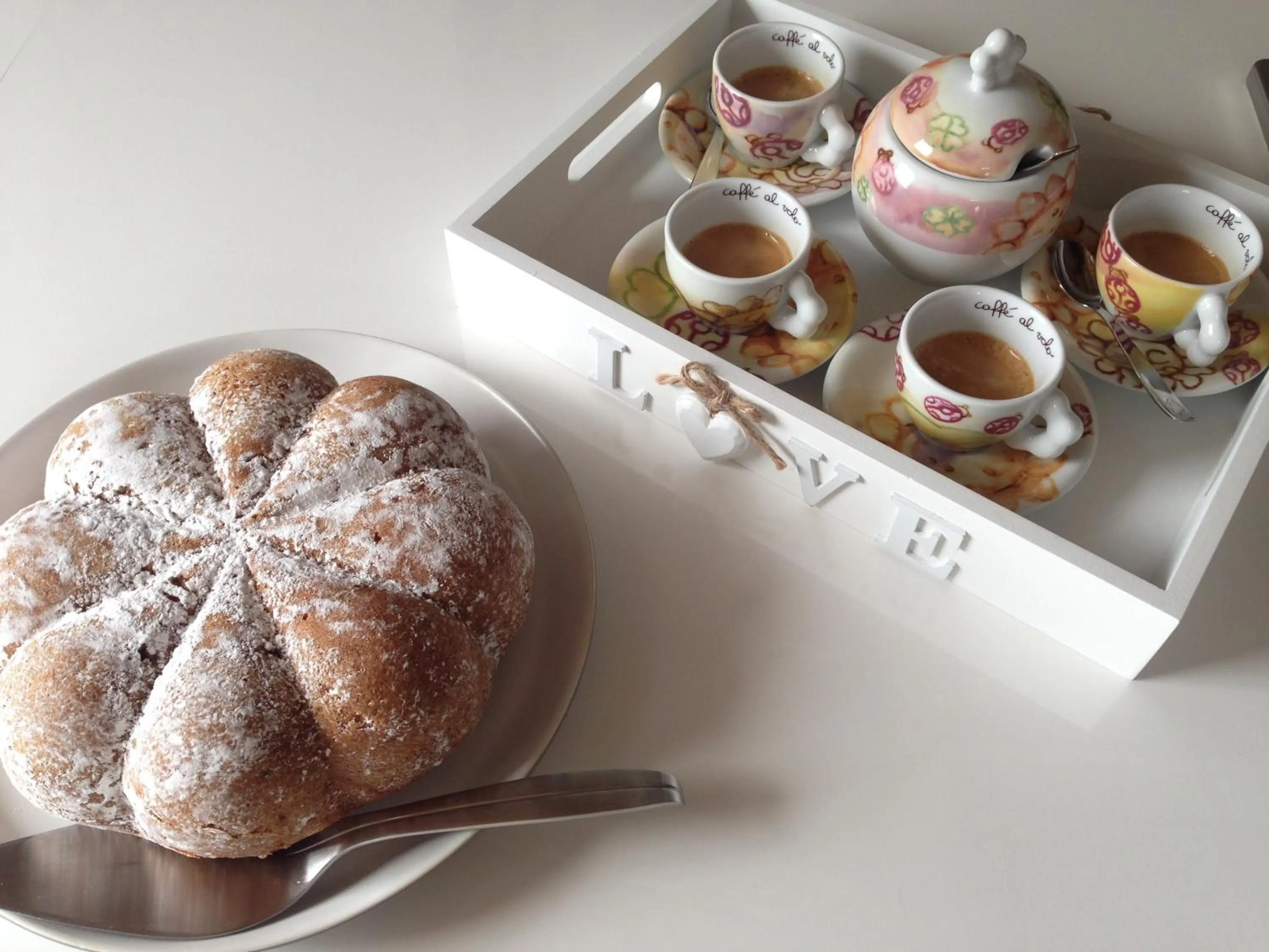 Breakfast in B&B Il Piccolo Principe room and breakfast