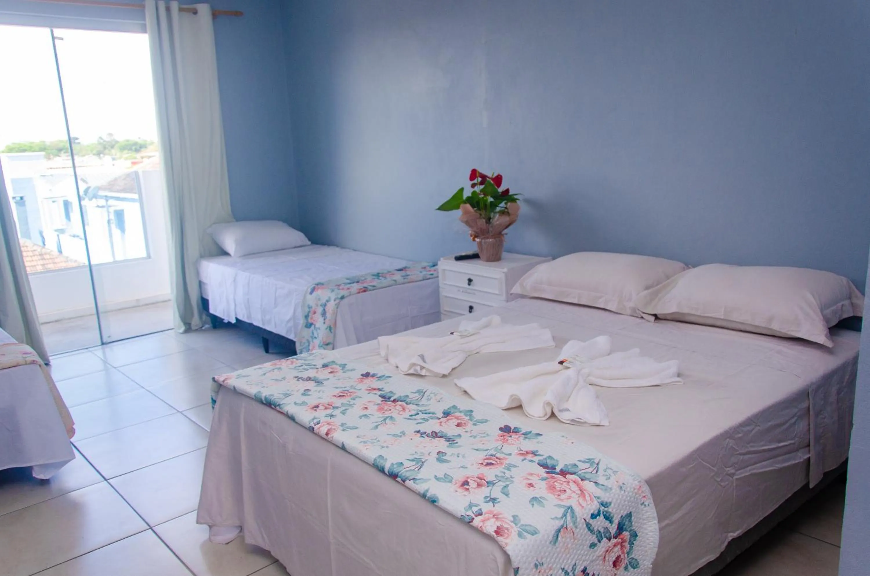 Bed in Hotel Caçula Do Pampa