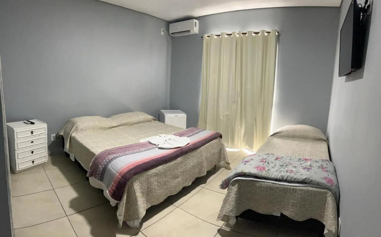 Bed in Hotel Caçula Do Pampa