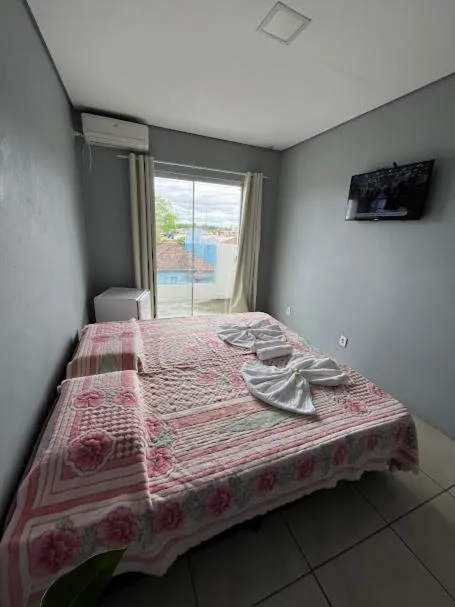 Bed in Hotel Caçula Do Pampa
