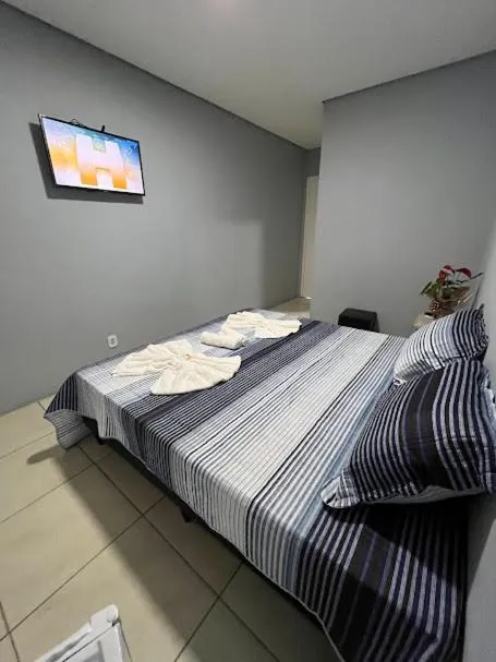 Bed in Hotel Caçula Do Pampa