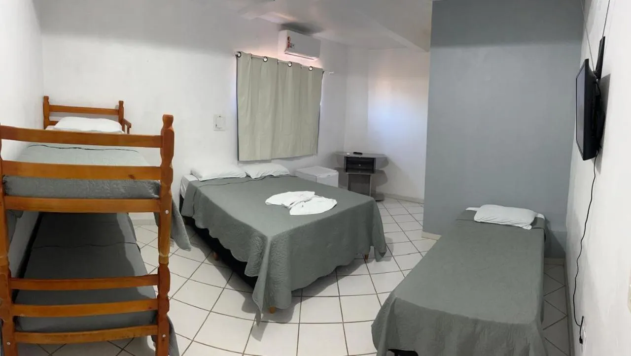 Bed in Hotel Caçula Do Pampa