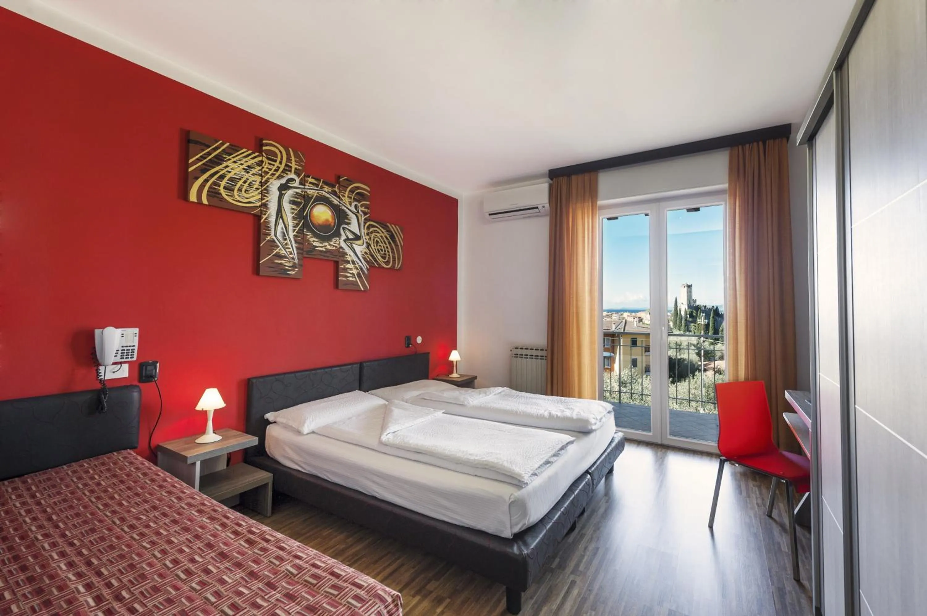 Bedroom, Bed in Hotel Garni Ischia