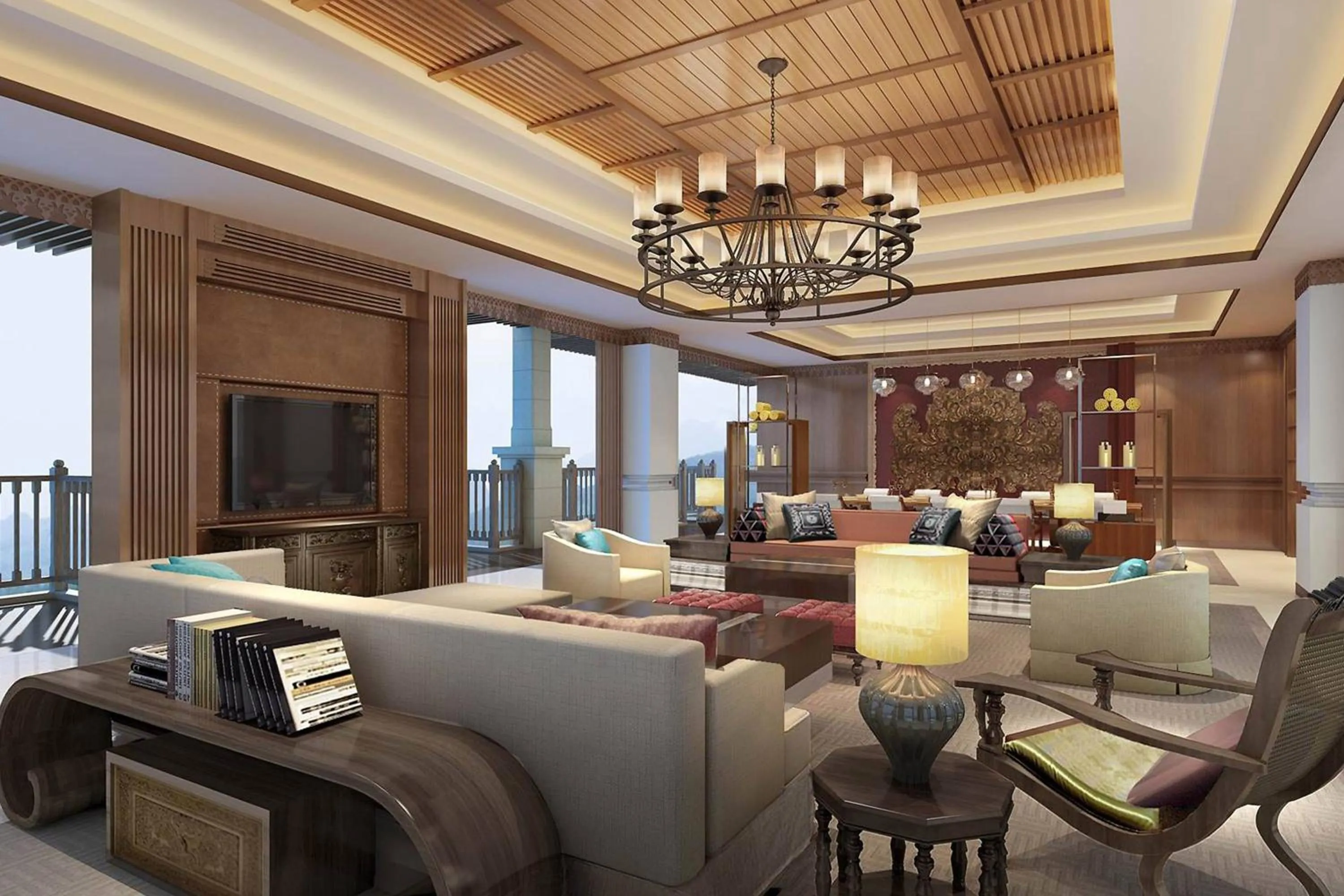 Photo of the whole room in Sheraton Grand Xishuangbanna Hotel