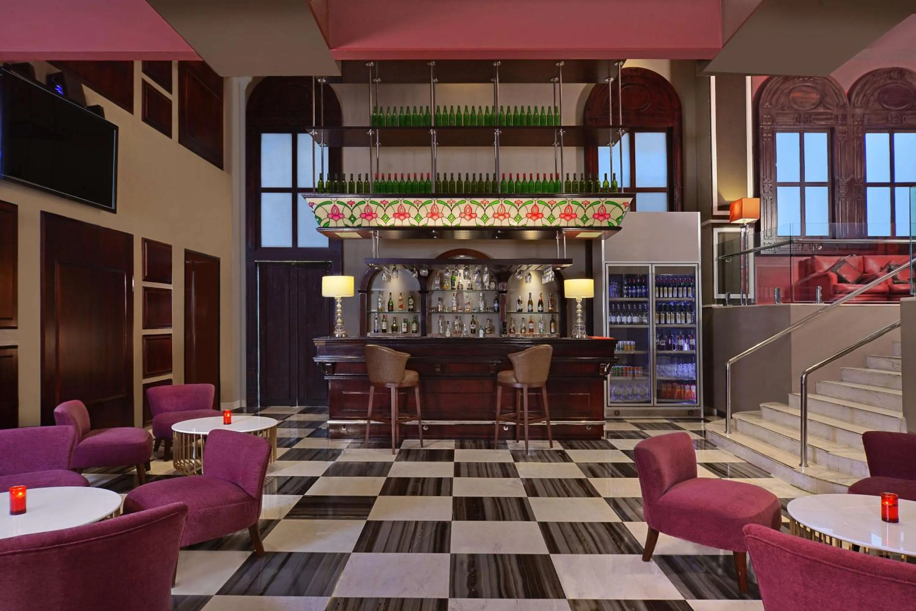 Lounge or bar in Radisson Hotel Agra