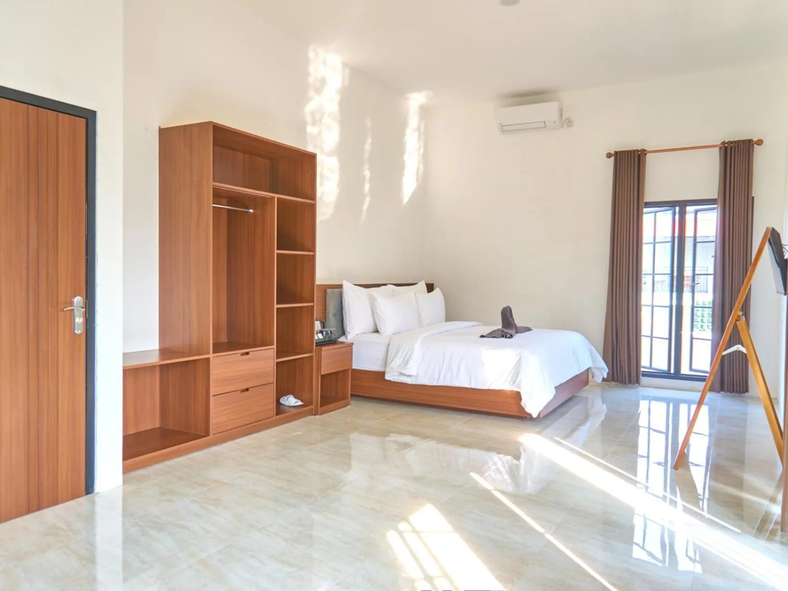 Bed in Sakanti Inn Wonosobo