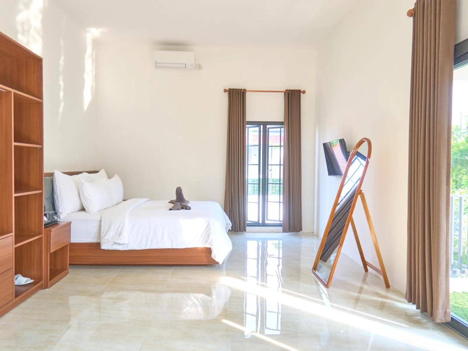 Bed in Sakanti Inn Wonosobo