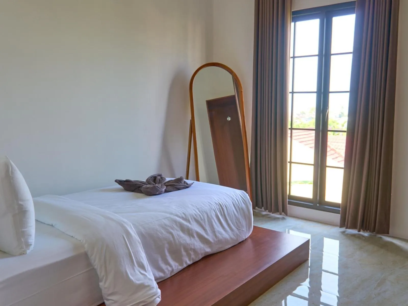 Bed in Sakanti Inn Wonosobo